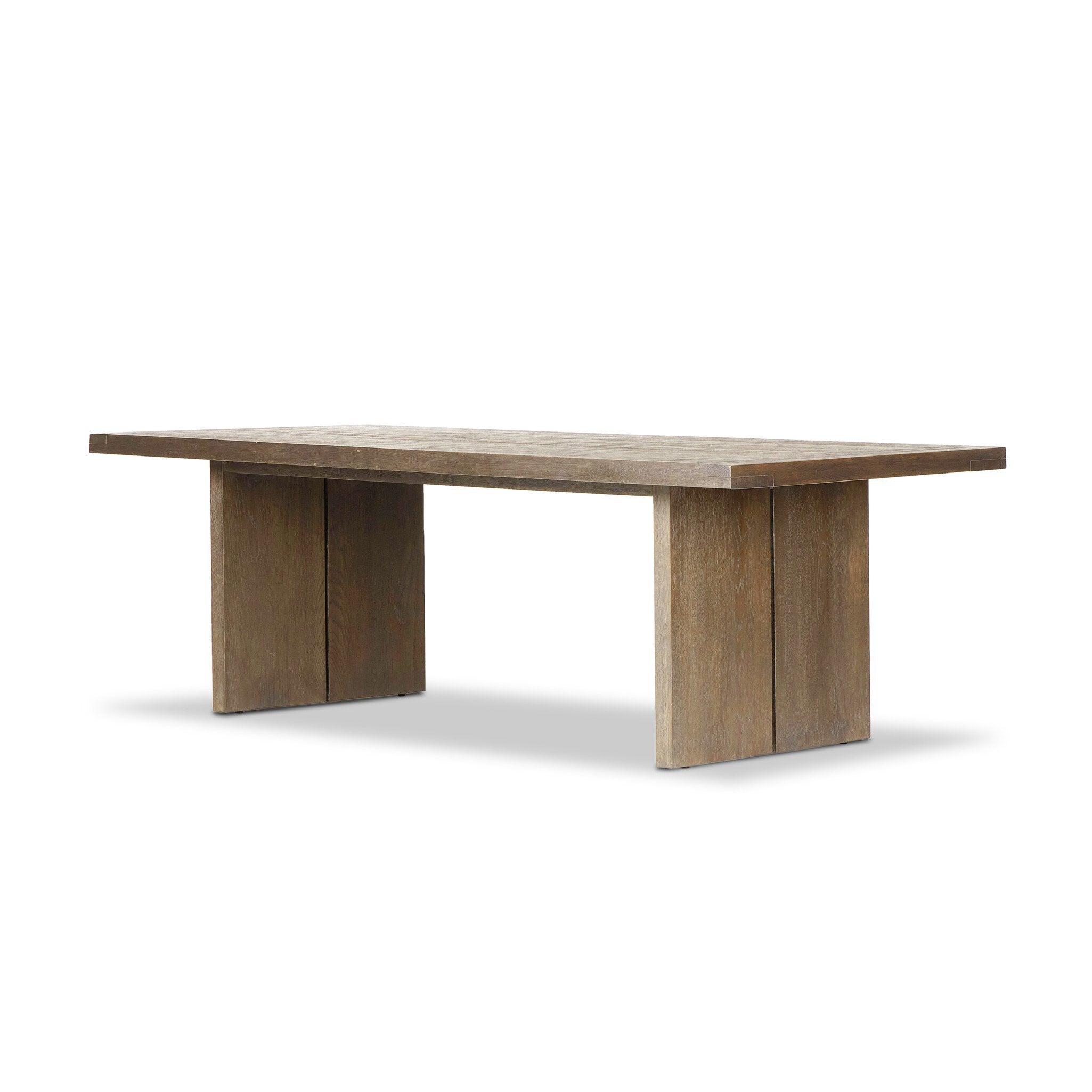 Warby Dining Table - Worn Oak Veneer