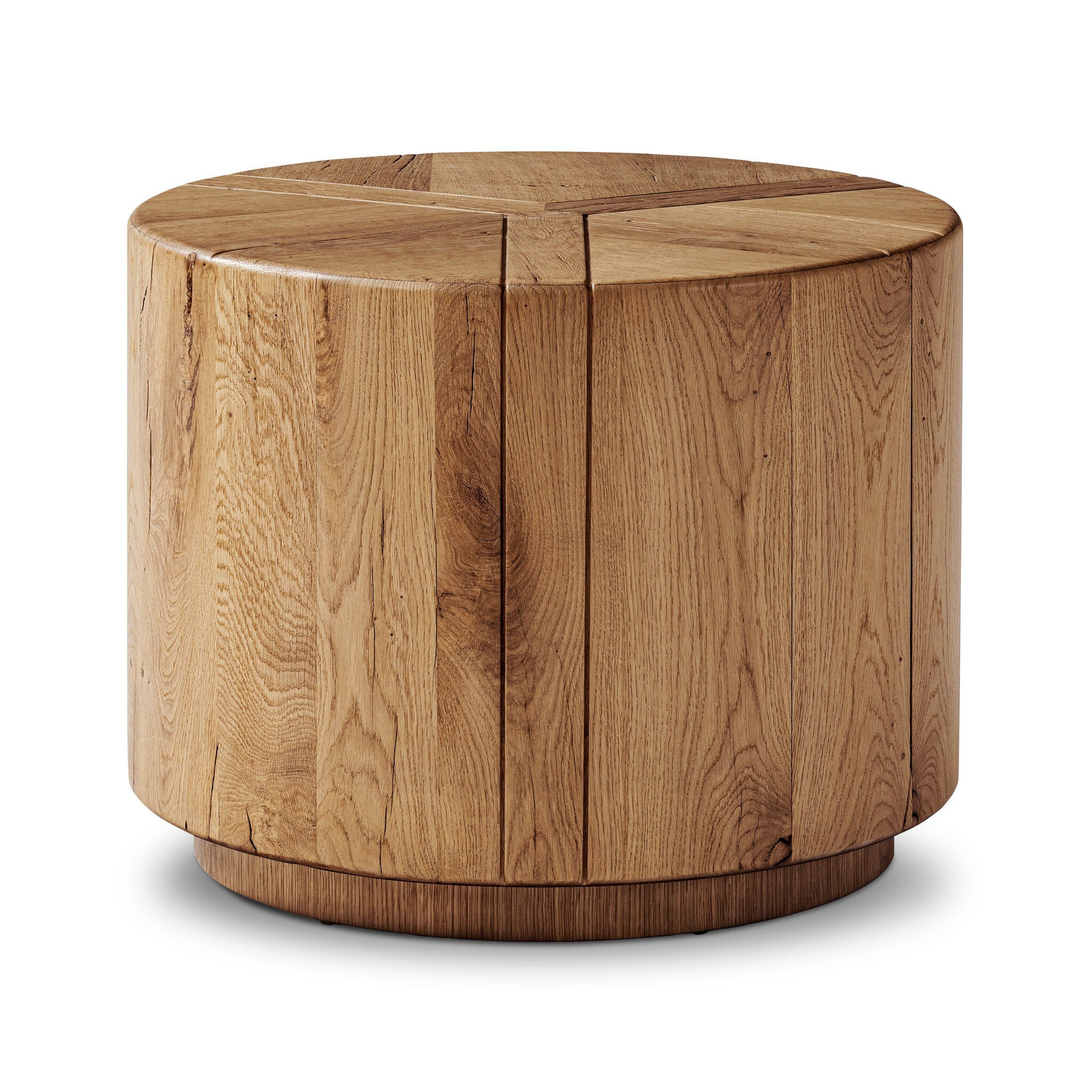 Renan End Table - Natural Reclaimed French Oak