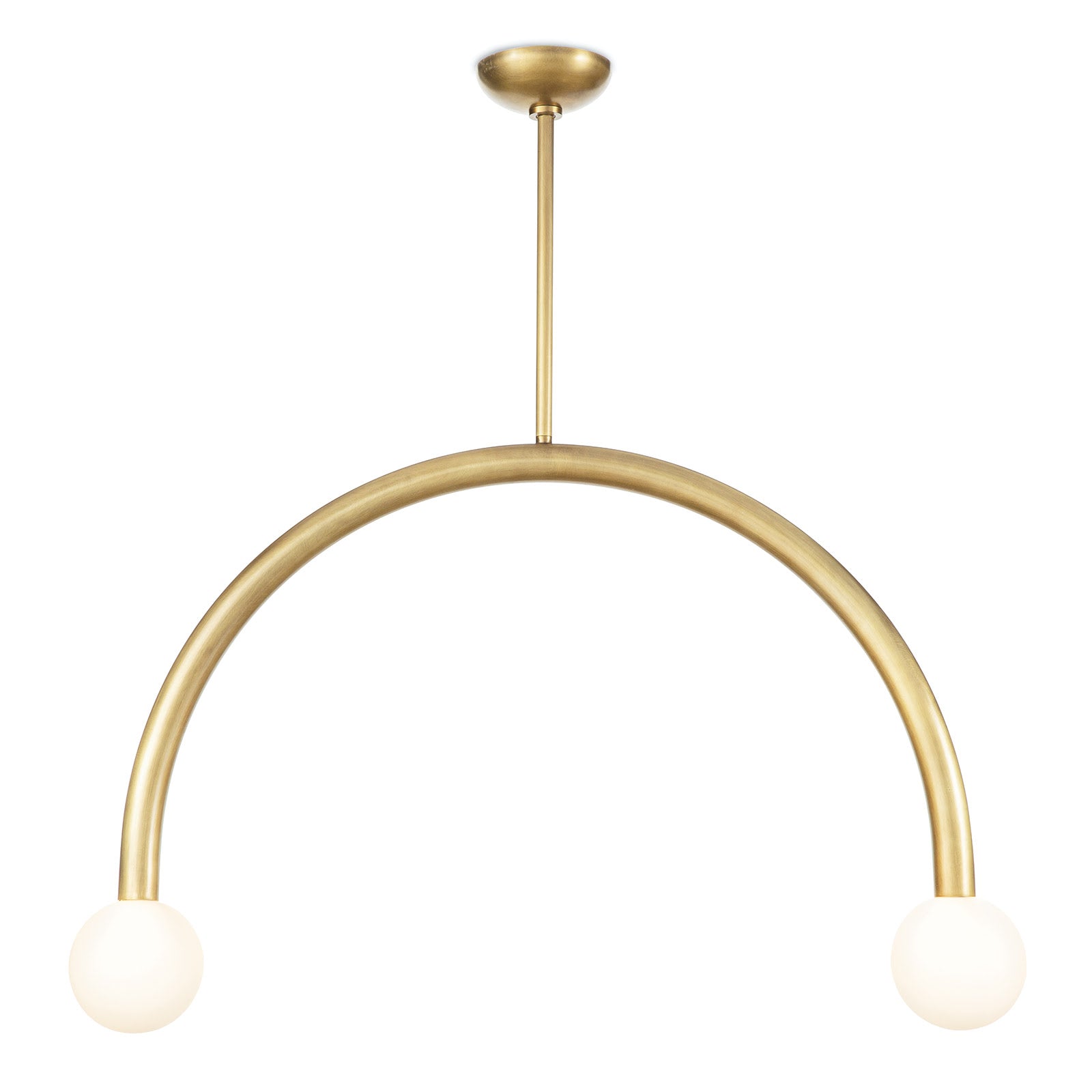 Happy Pendant Large (Natural Brass)