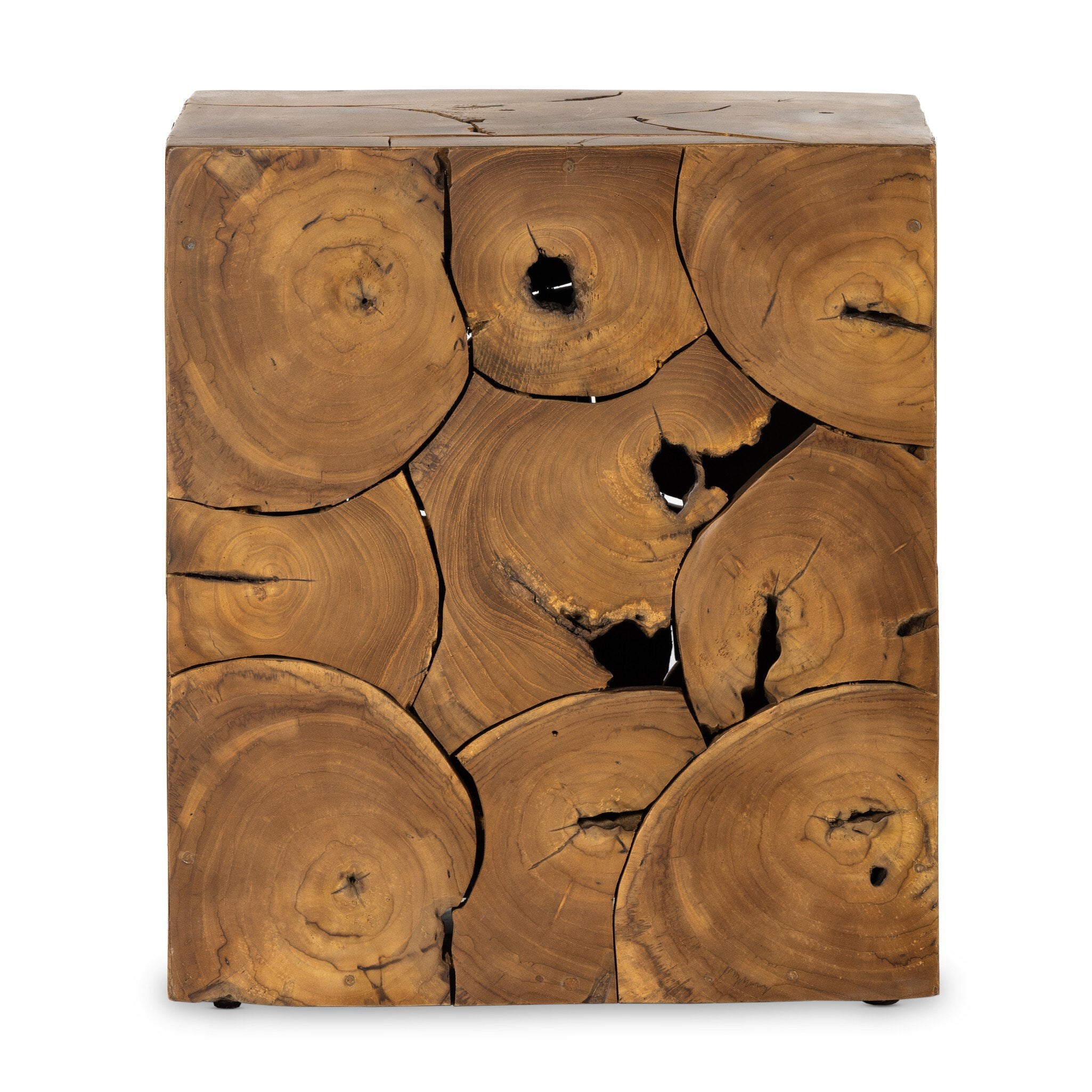 Tomlin Outdoor End Table - Teak Root