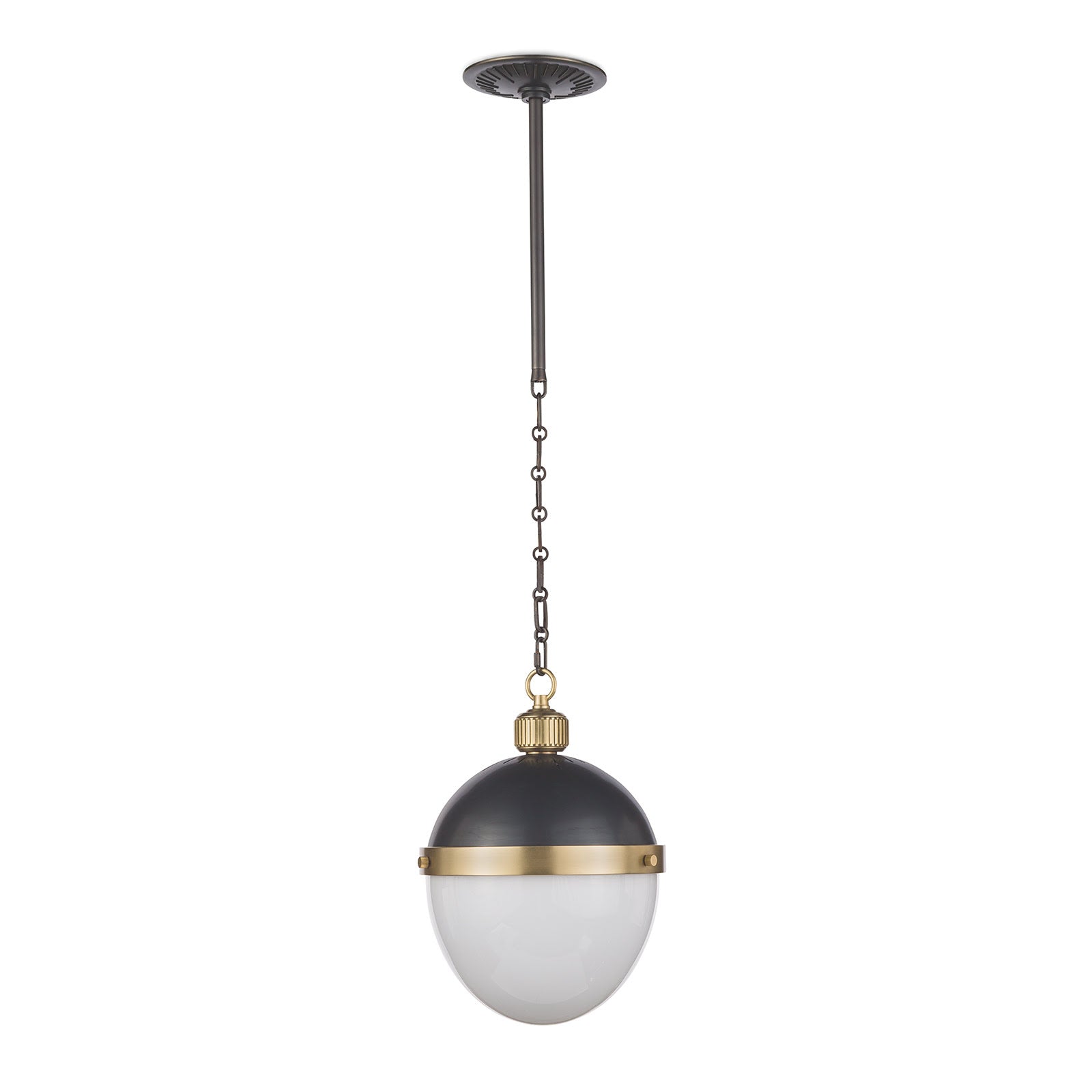 Otis Pendant Medium (Blackened Brass and Natural Brass)