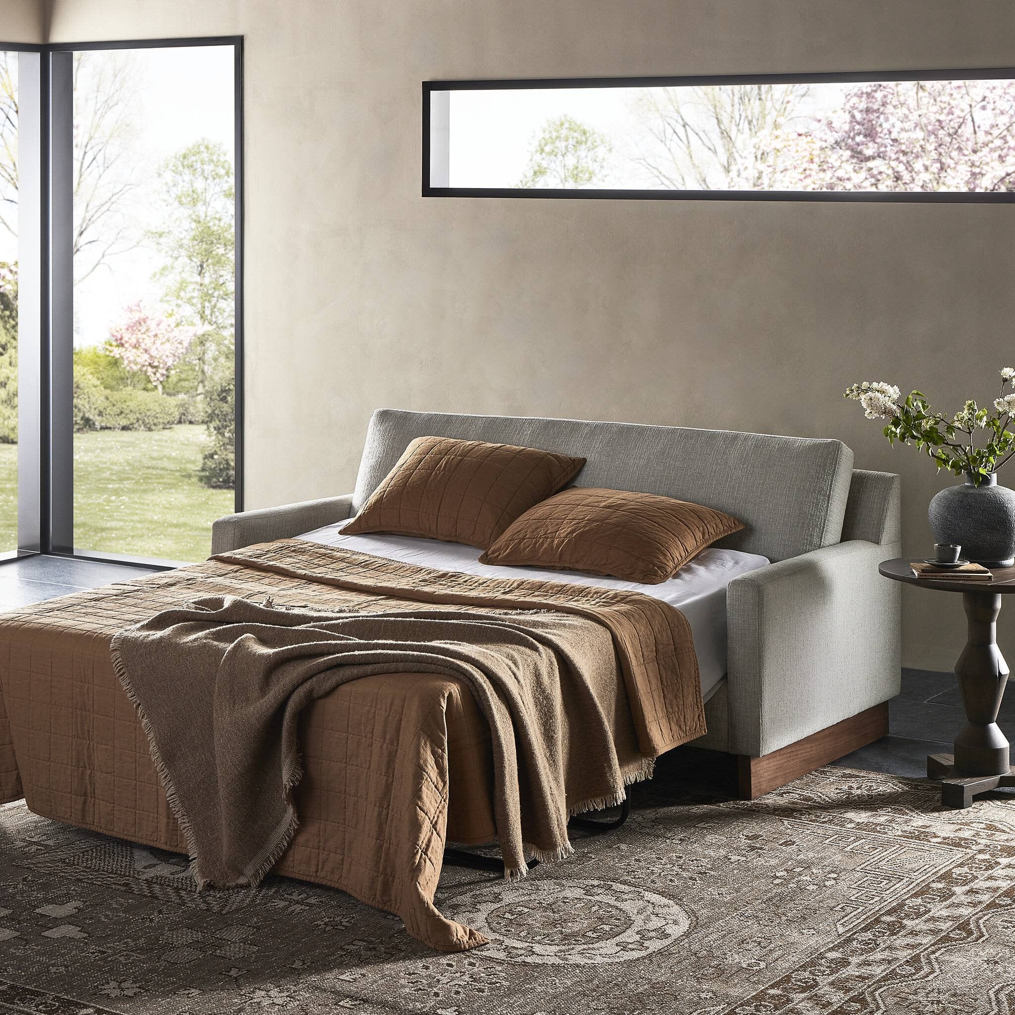 Marquez Sleeper Sofa-76" - Alameda Snow
