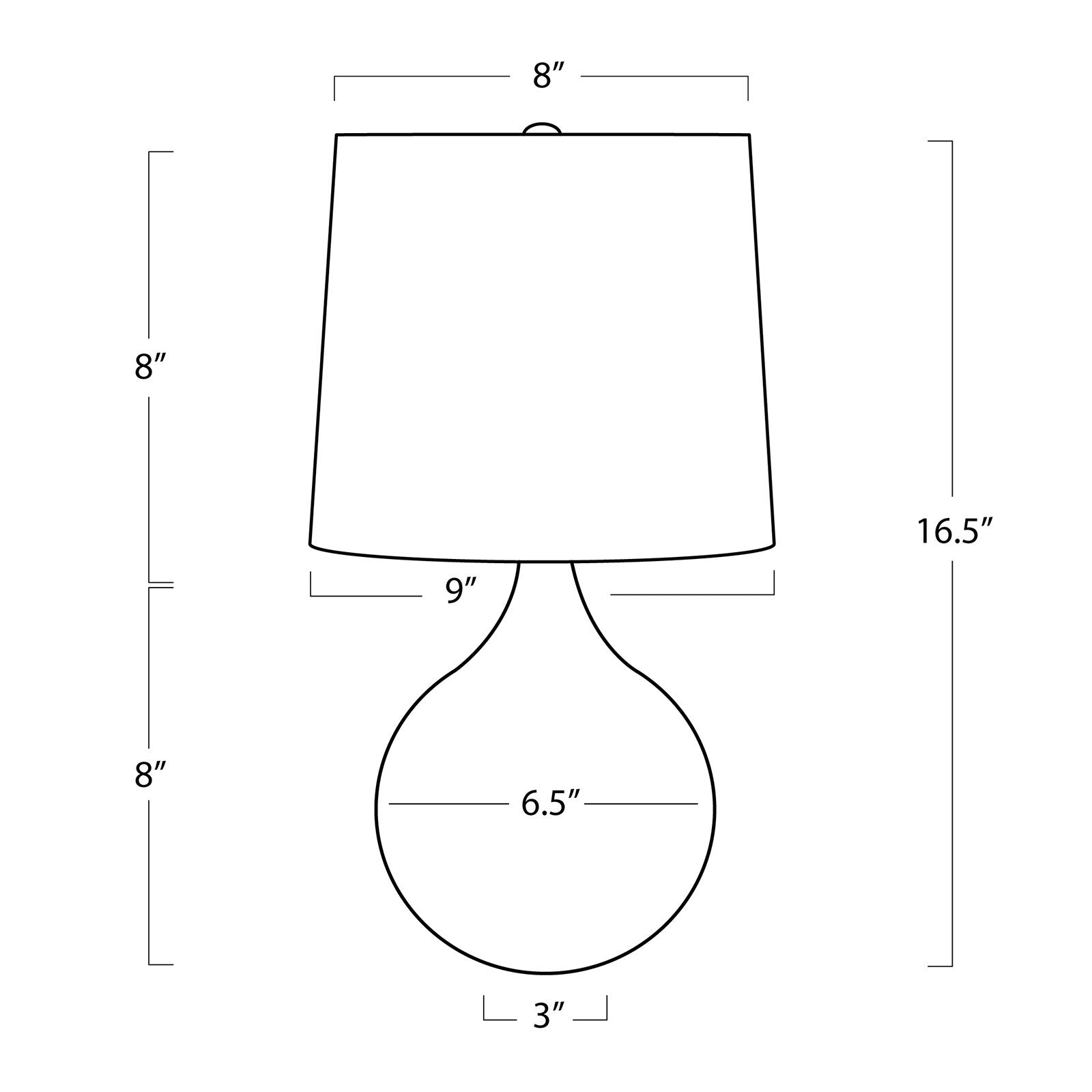 Noa Travertine Mini Lamp (Natural)
