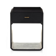 Caspian Nightstand - Black Ash Veneer