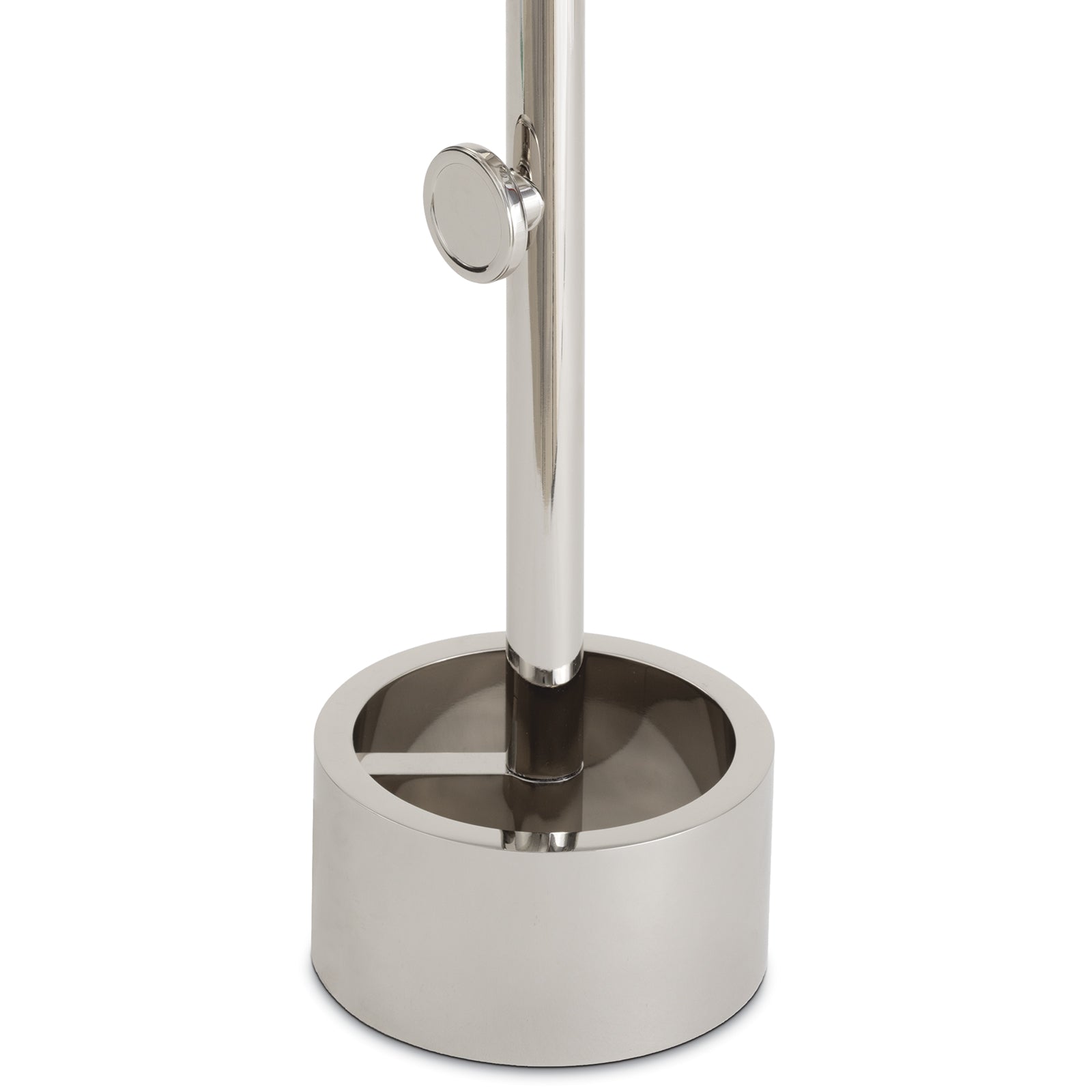 Myles Accent Table (Polished Nickel)