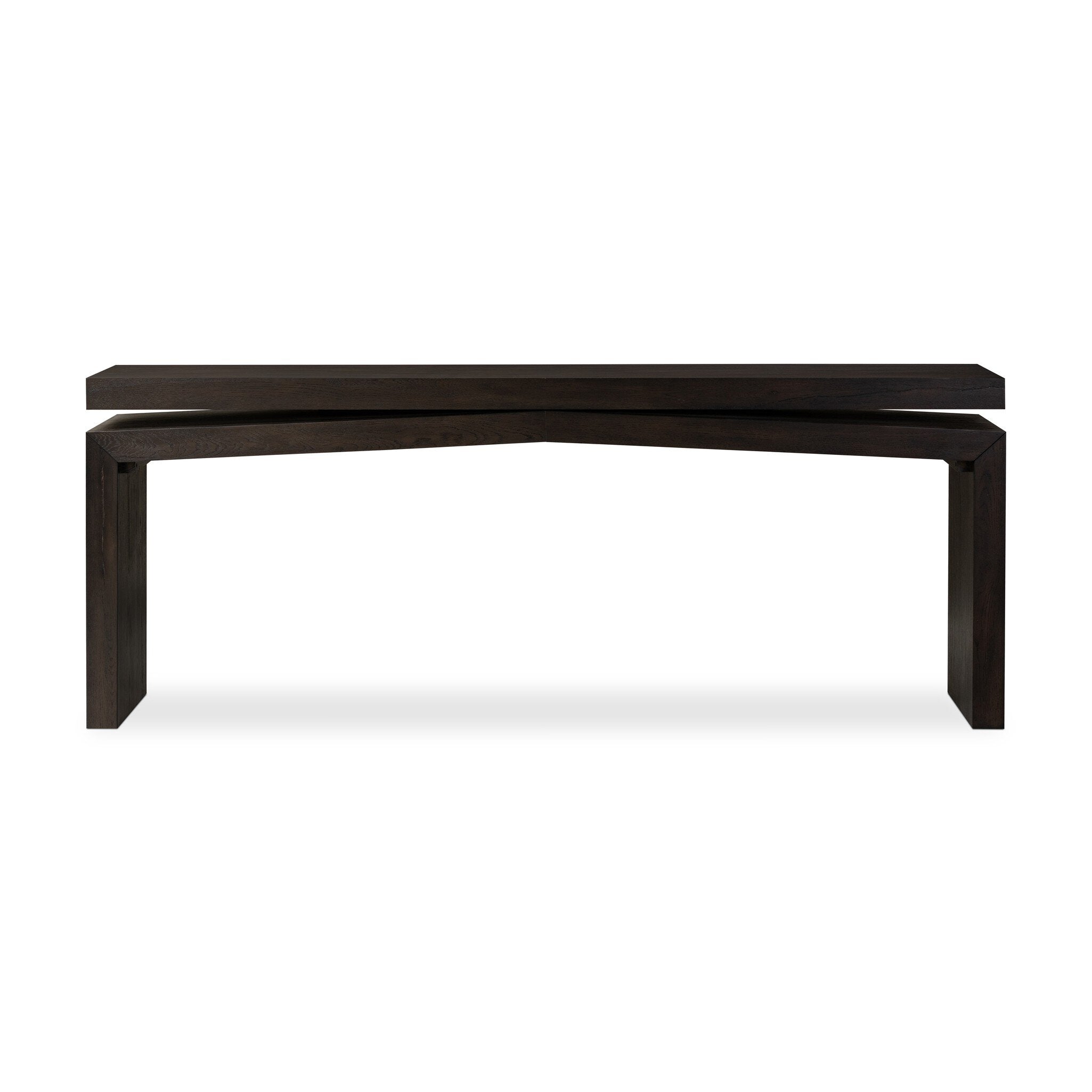 Matthes Console Table - 79" - Smoked Black Veneer