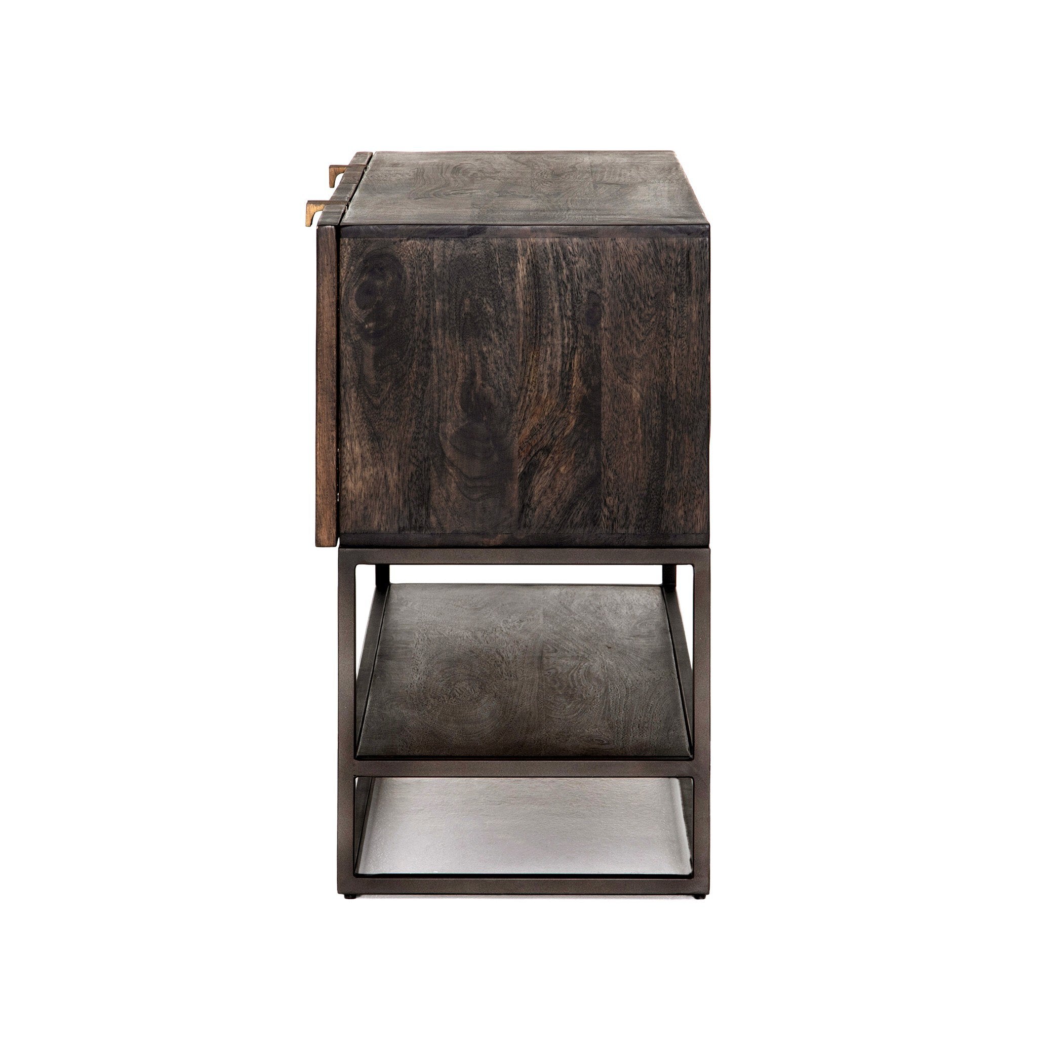 Kelby Small Media Cabinet - Vintage Brown