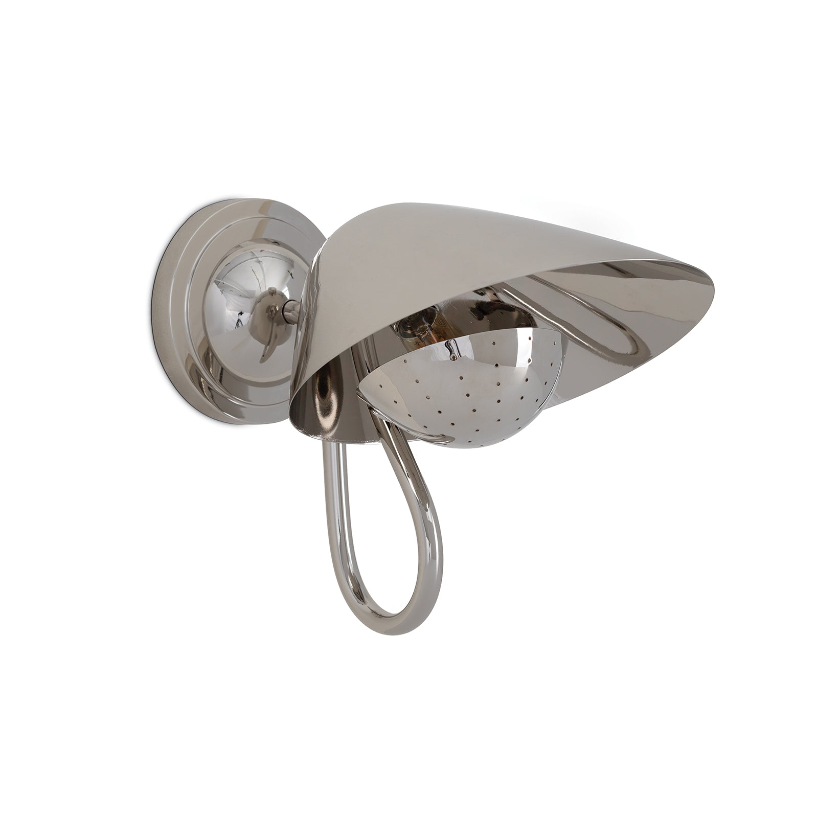 Keaton Sconce Single (Polished Nickel)
