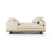 Everly Tete A Tete Chaise - Irving Taupe
