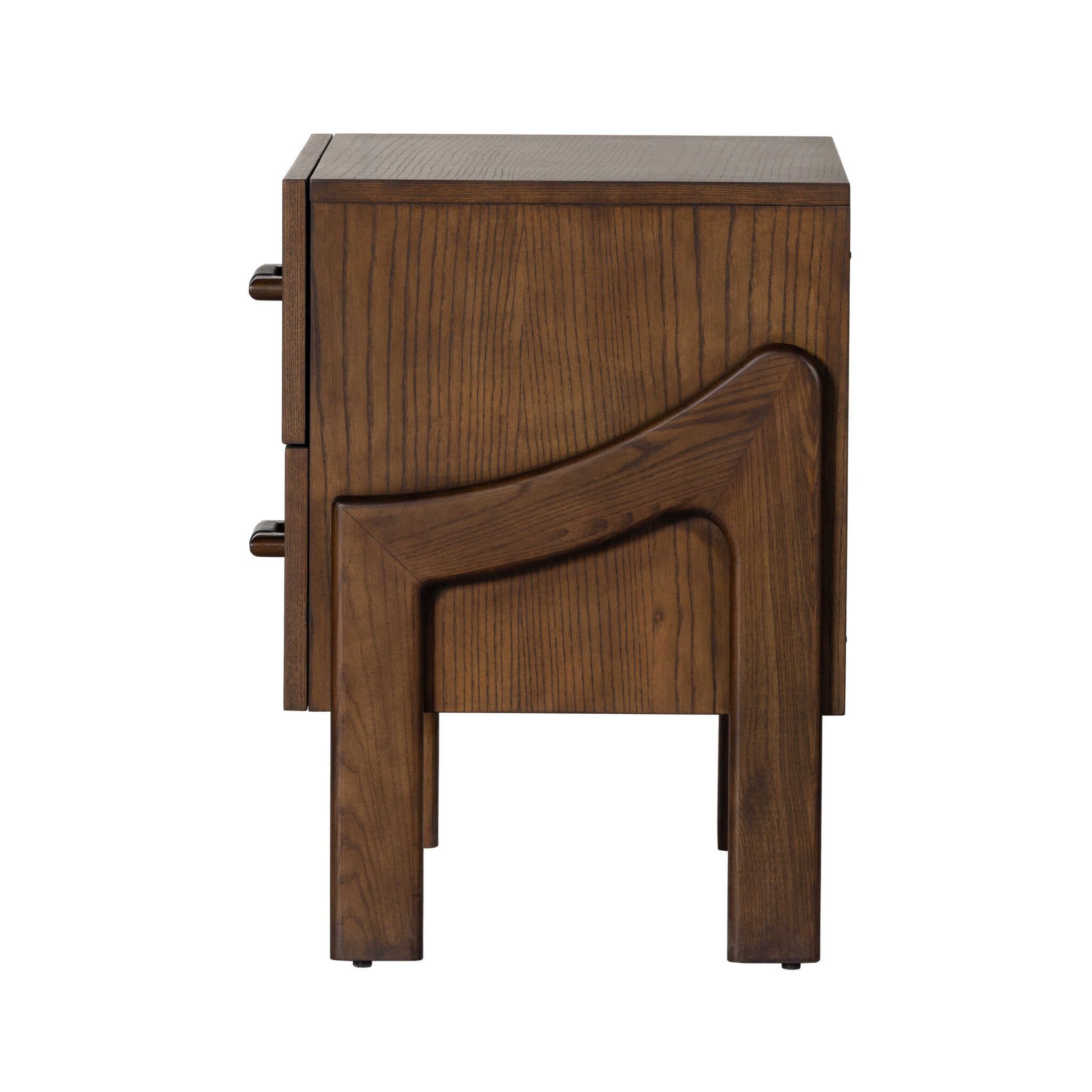 Halston Nightstand - Terra Brown Ash Veneer