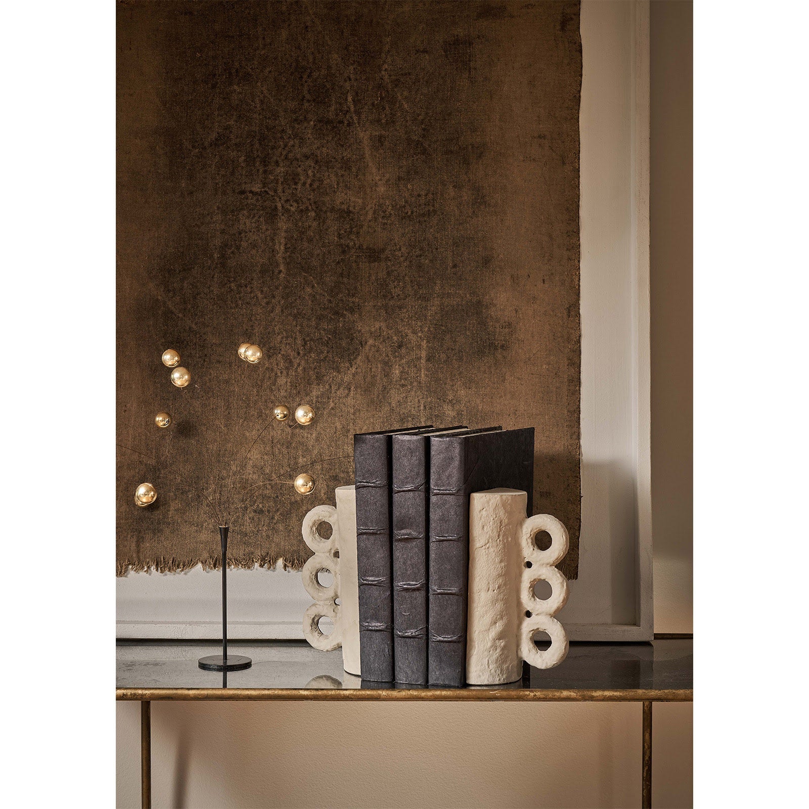 Chandra Bookend Set (Grey)