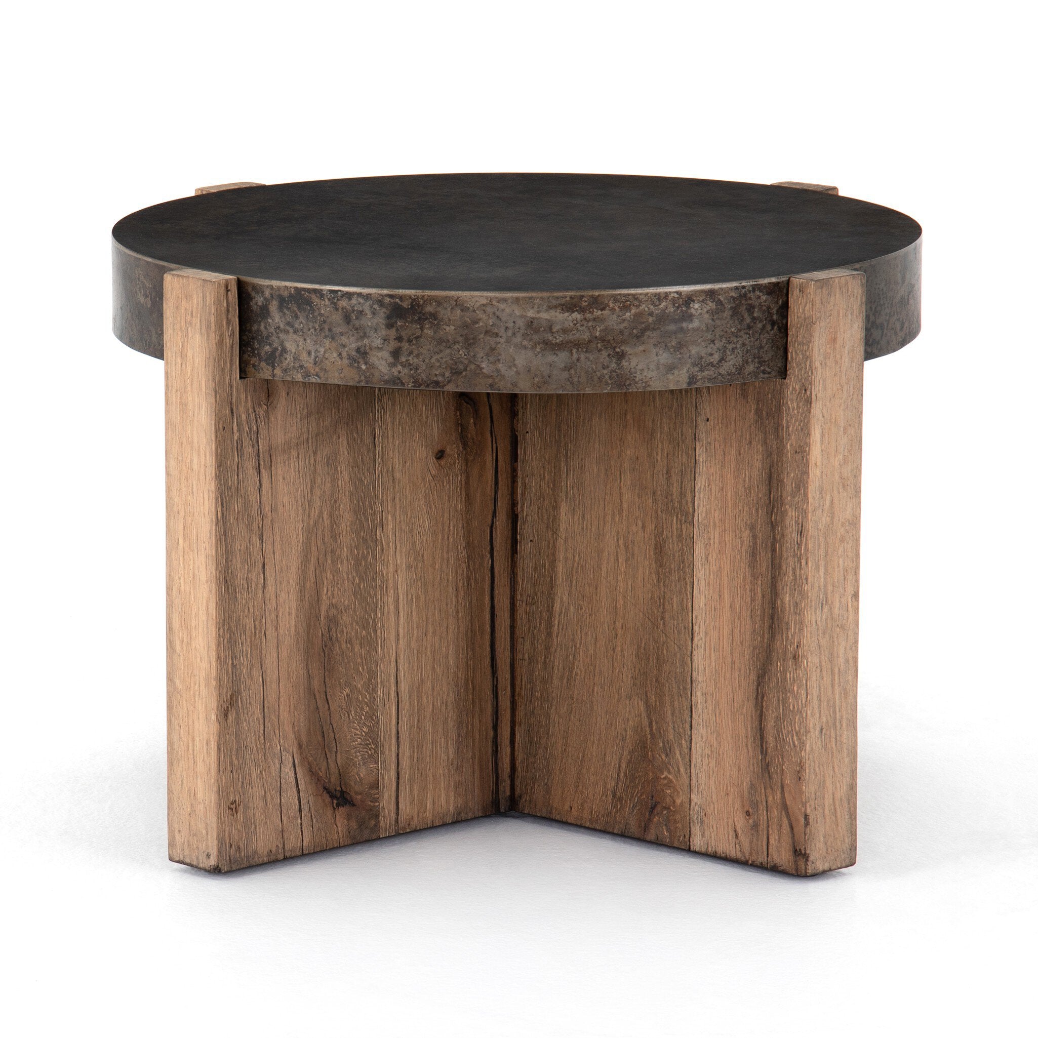 Bingham End Table - Rustic Oak Veneer