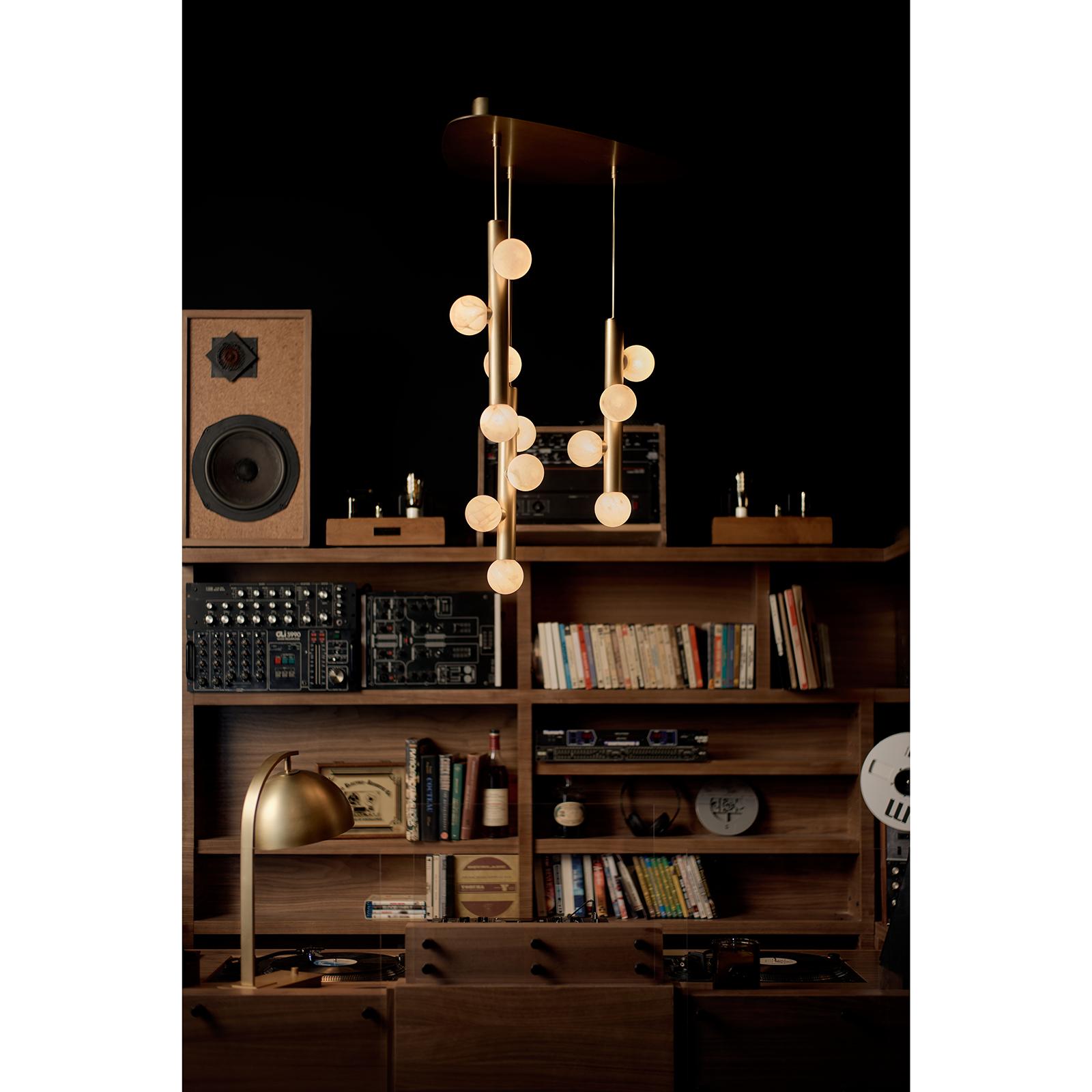 Rhoads Chandelier (Natural Brass)