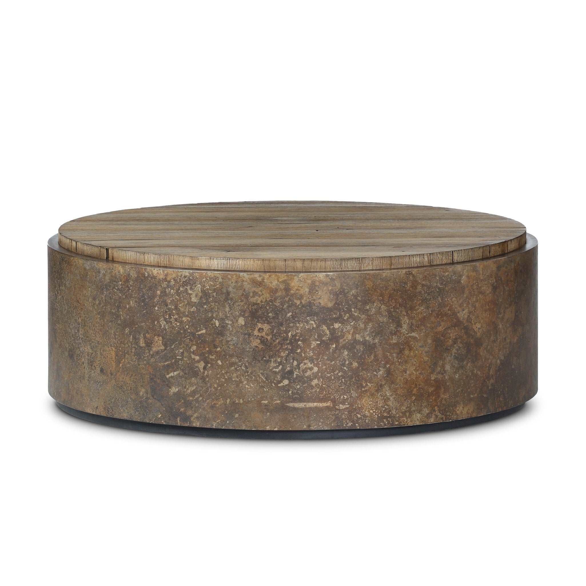 Kipp Coffee Table - Burnt Bleached Oak Resawn