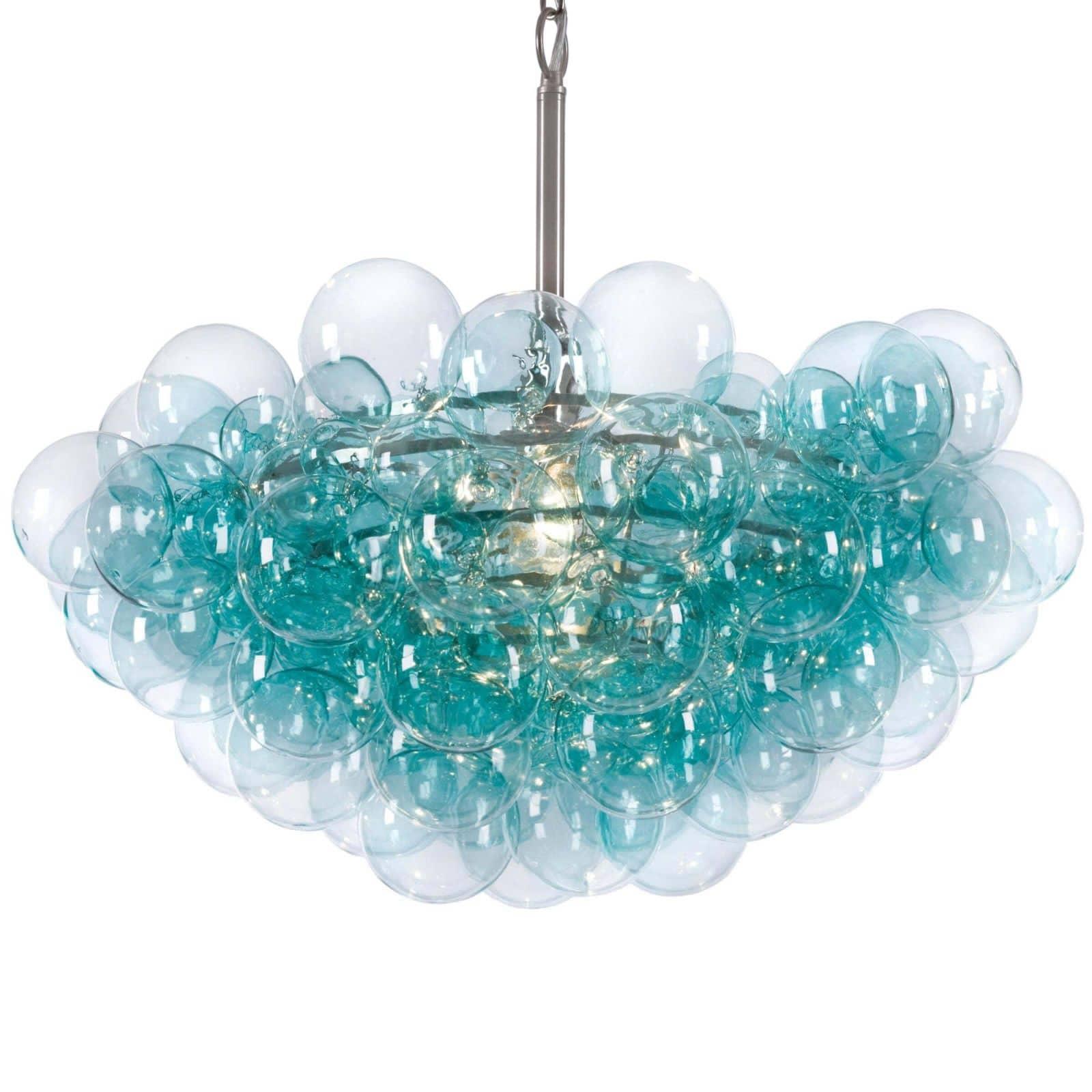 Bubbles Chandelier (Aqua)
