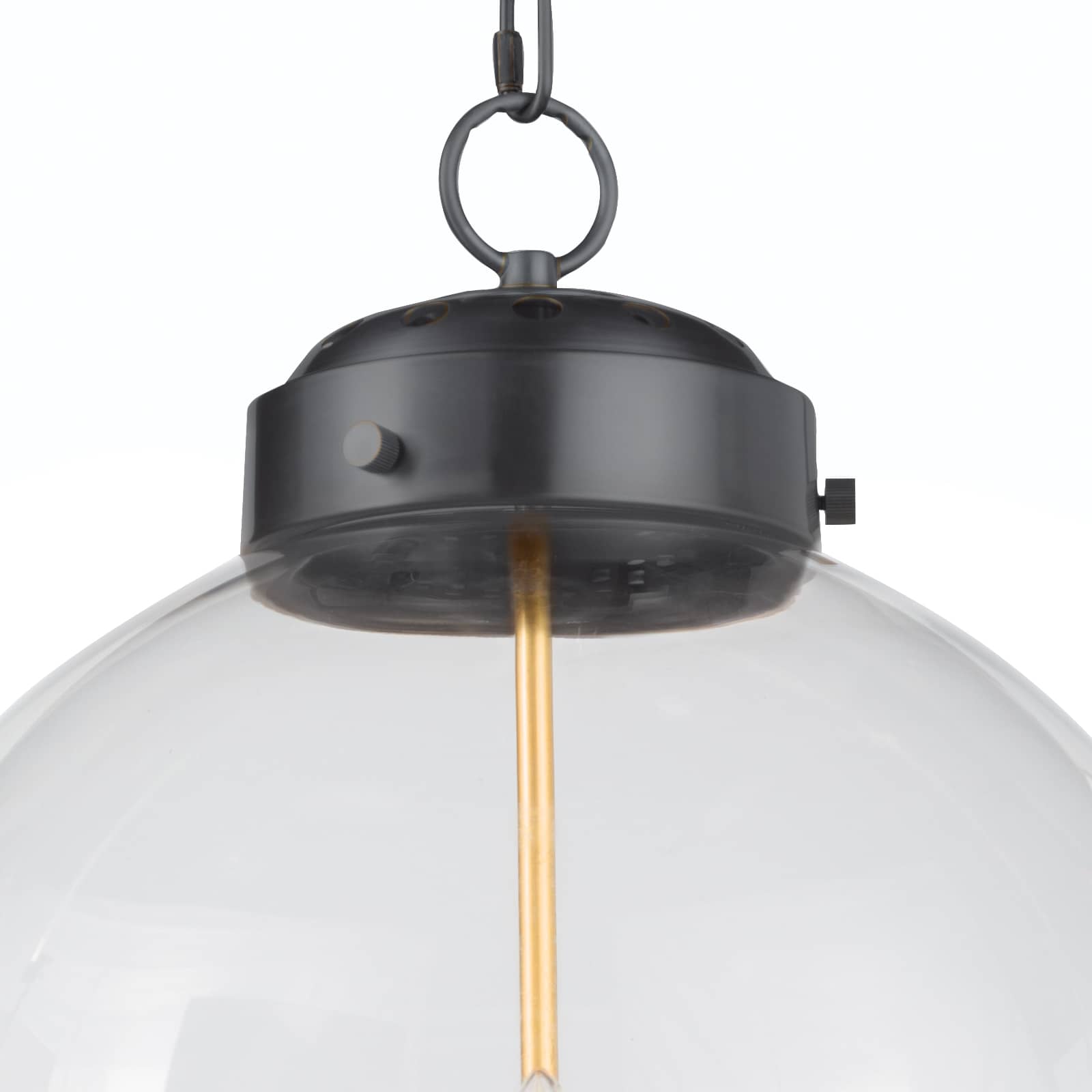 Globe Pendant (Oil Rubbed Bronze and Natural Brass)