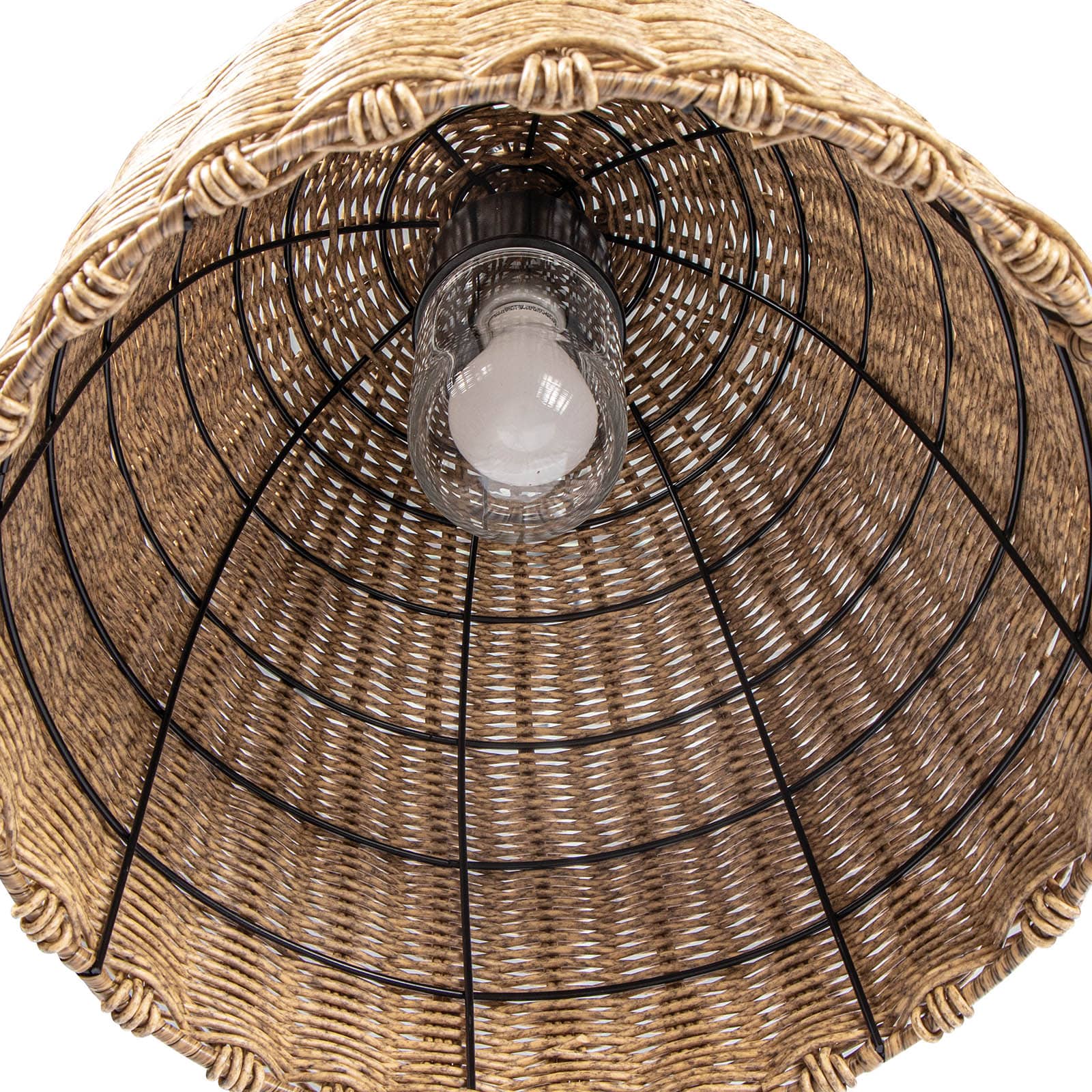 Beehive Outdoor Pendant Small (Weathered Natural)