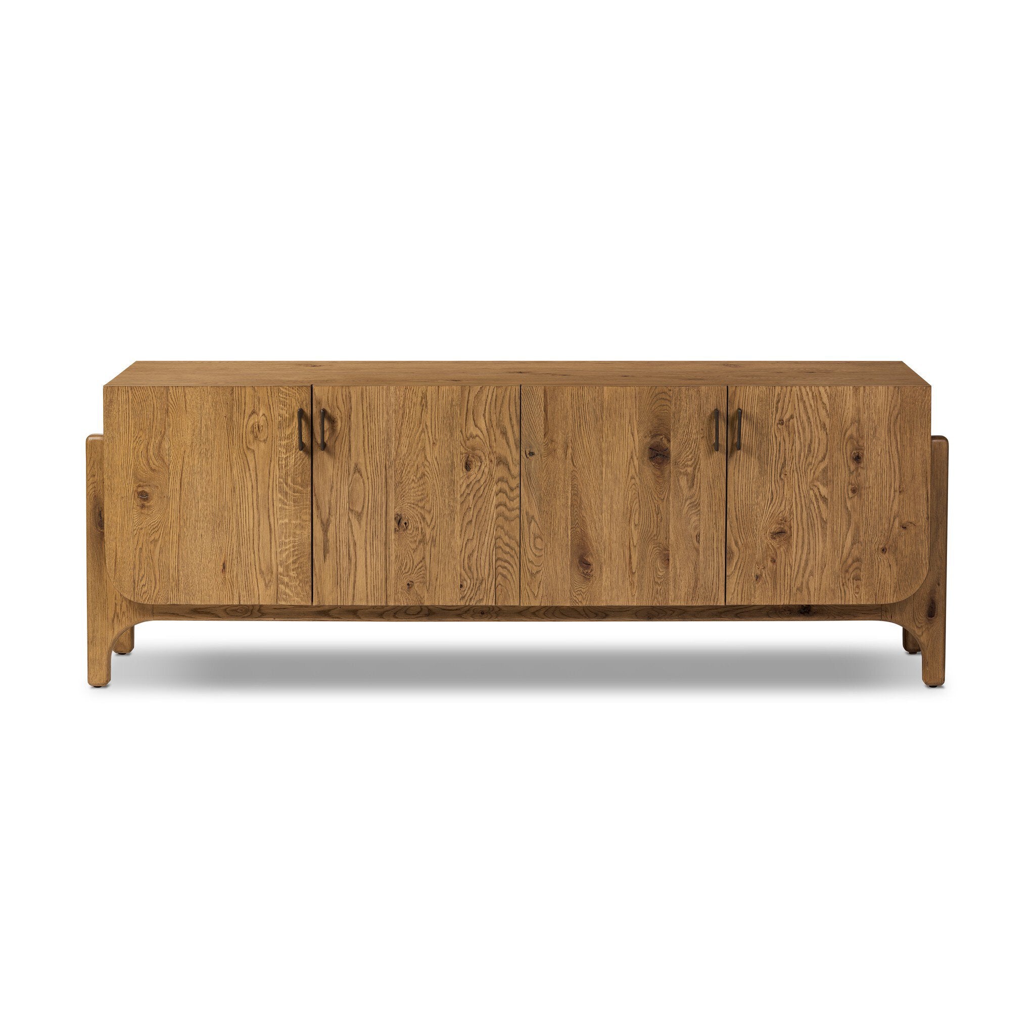 Bloomfield Media Console - Worn Oak Veneer