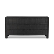 Ezri 6 Drawer Dresser - Carved Black Oak