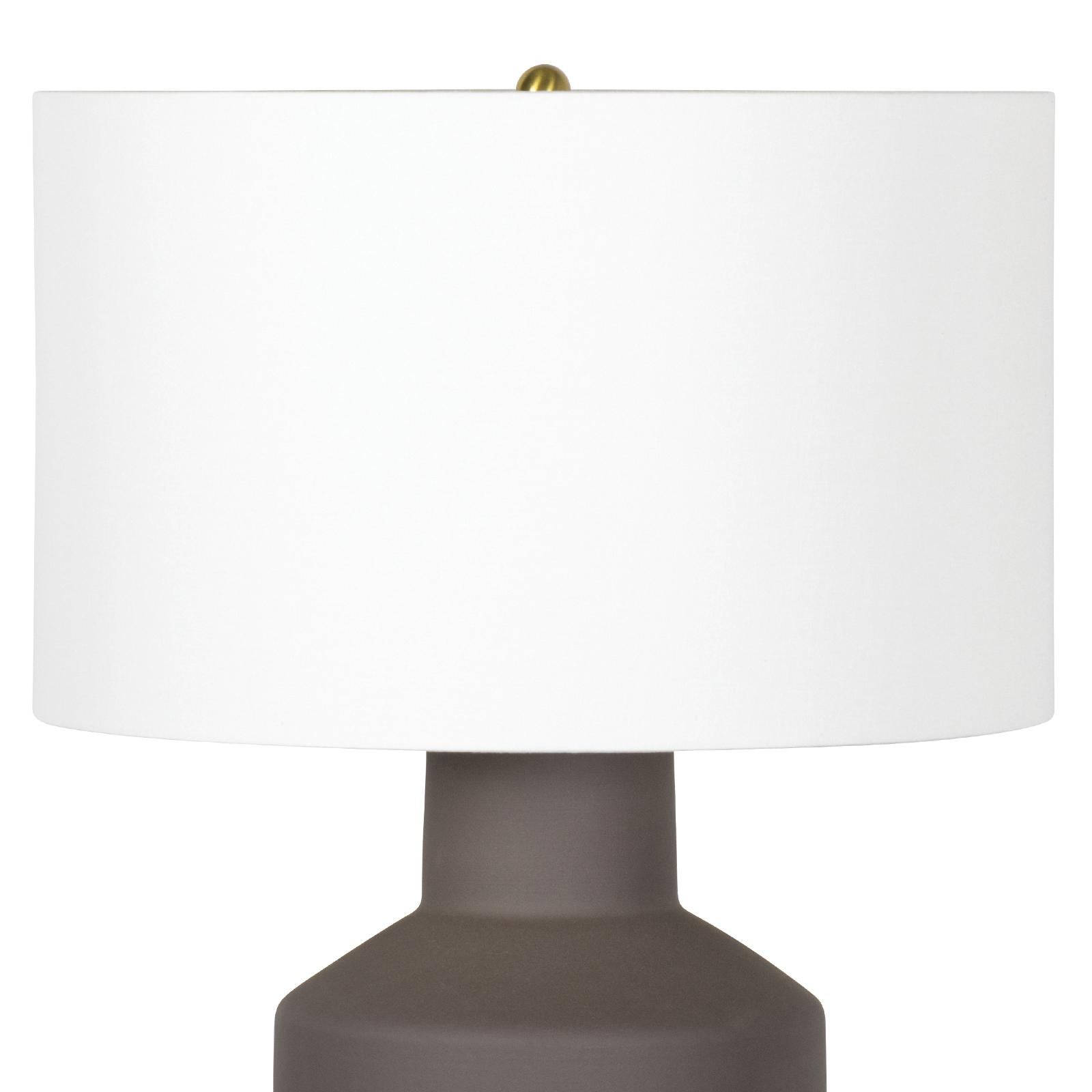 Lewis Ceramic Table Lamp (Black)