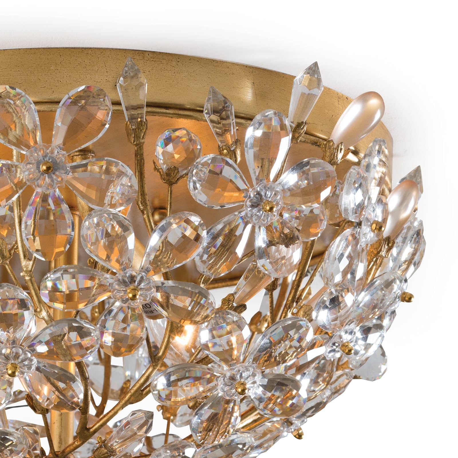 Cheshire Flush Mount (Gold Leaf)