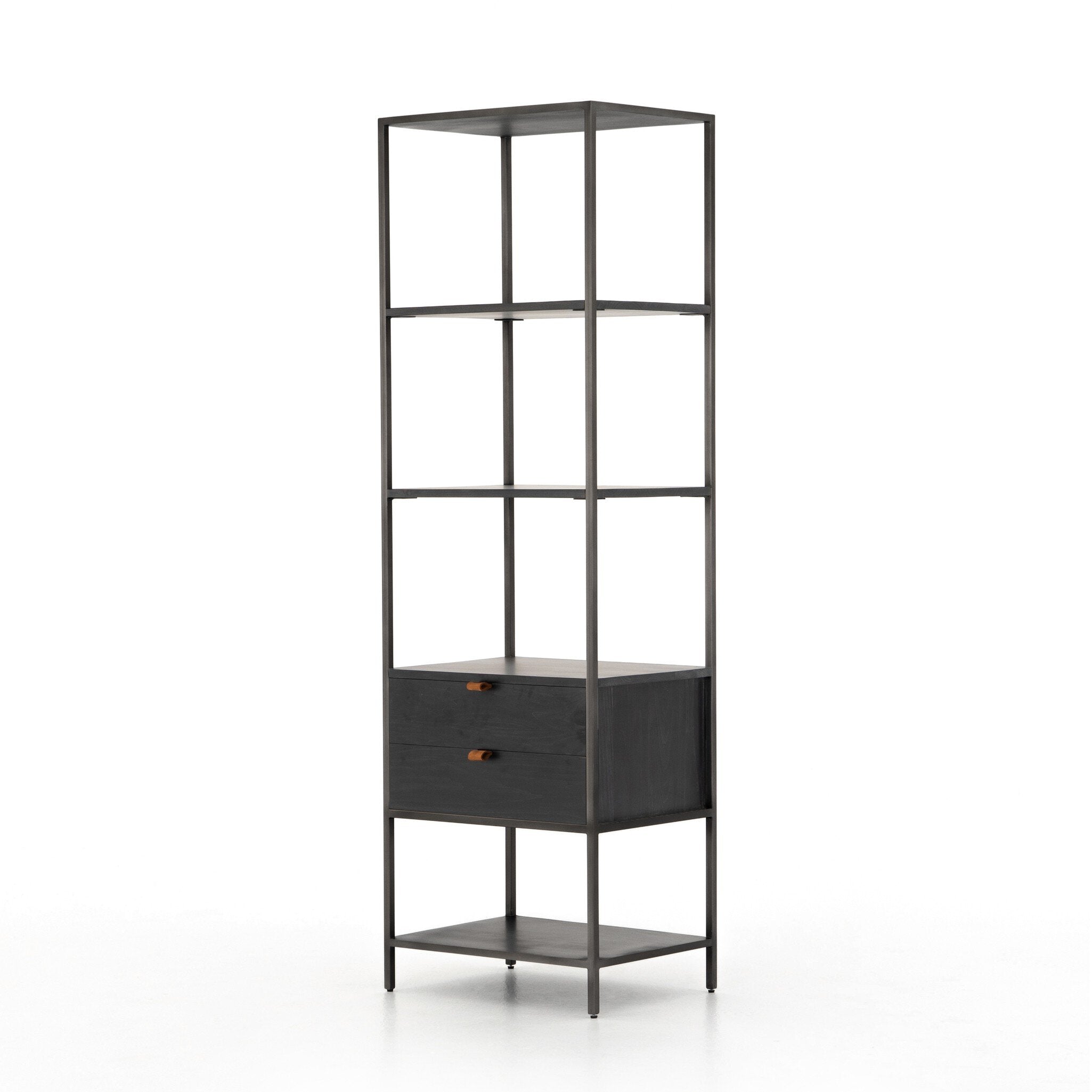 Trey Bookshelf - Natural Iron