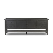 Roark Media Console - Ebony Oak Veneer