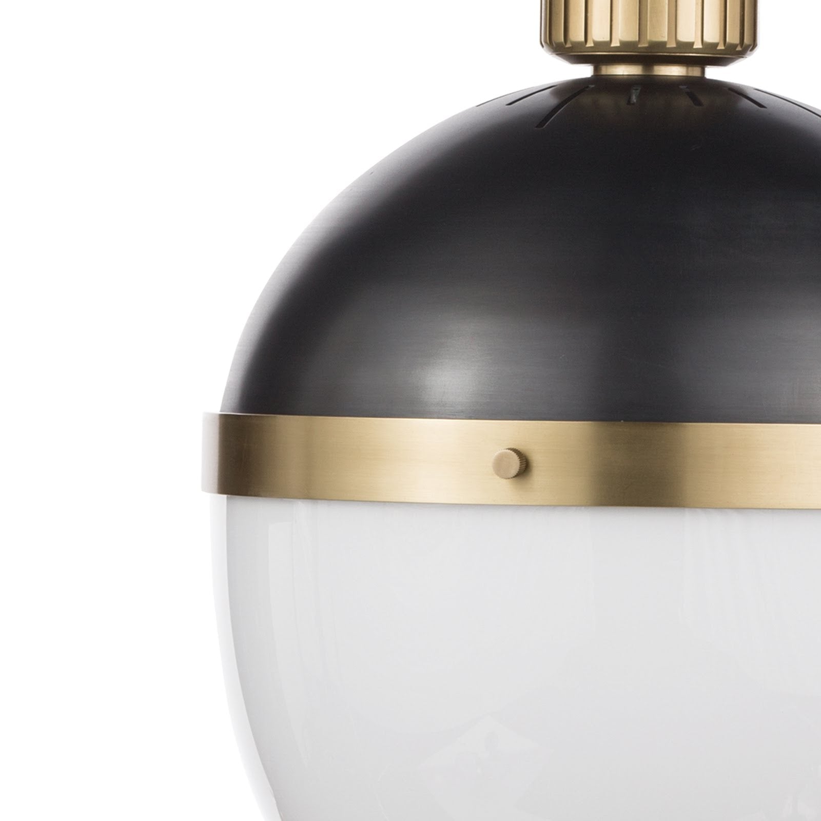 Otis Pendant Large (Blackened Brass and Natural Brass)