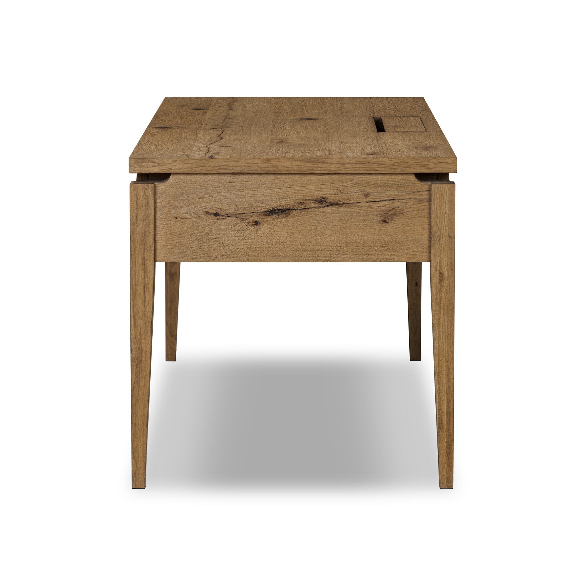 Bergstrom Desk - Warm Natural Oak Veneer