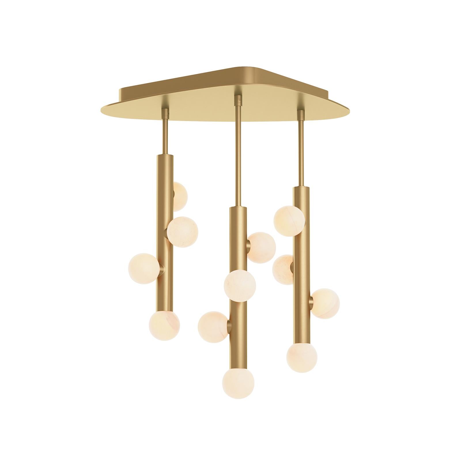Rhoads Chandelier (Natural Brass)