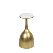 Logan Accent Table (Natural Brass)