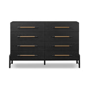 Rosedale 8 Drawer Dresser - Ebony Oak Veneer