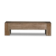 Abaso Accent Bench - Rustic Wormwood Oak