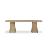 Atlas Console Table - Bleached Alder