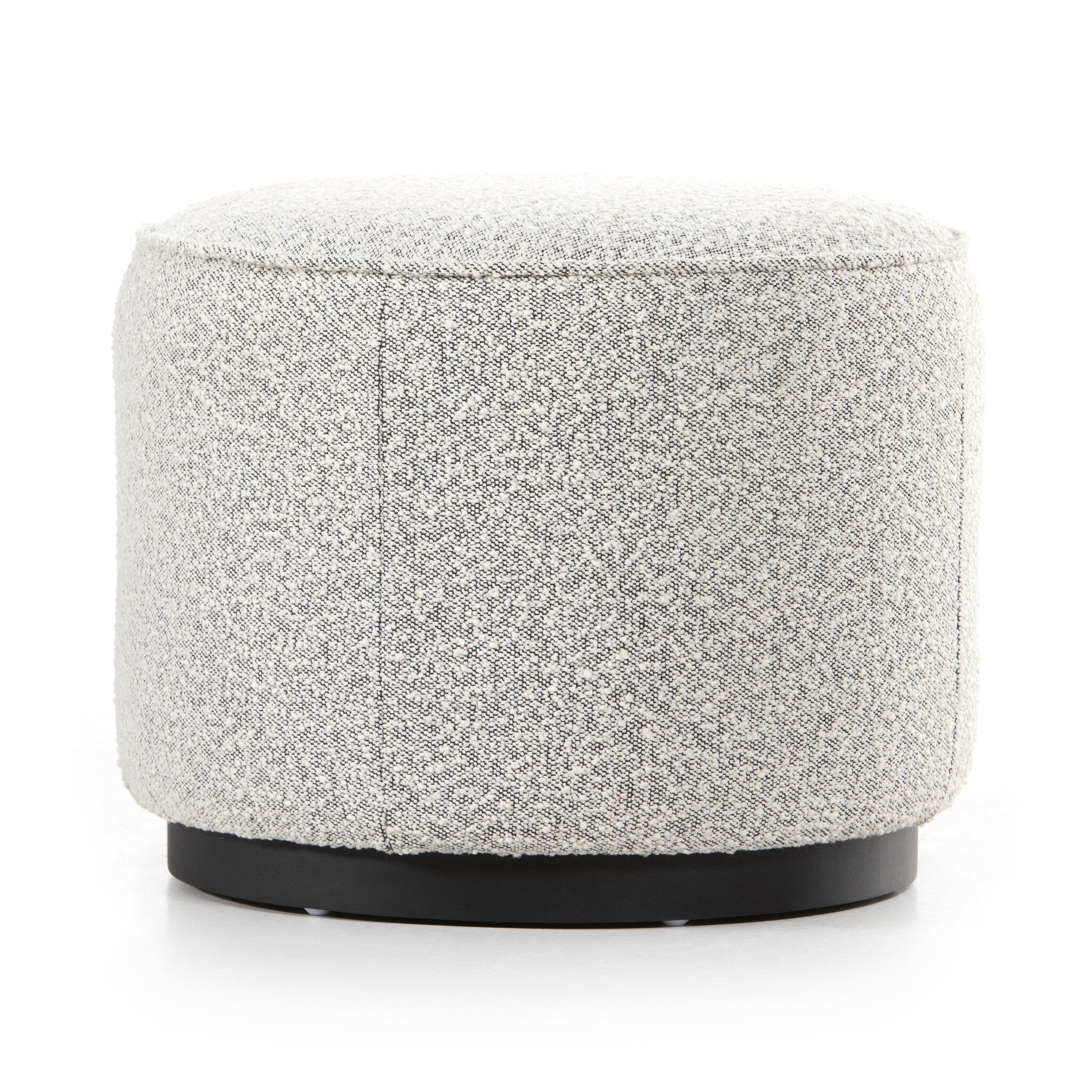 Sinclair Round Ottoman - Knoll Domino