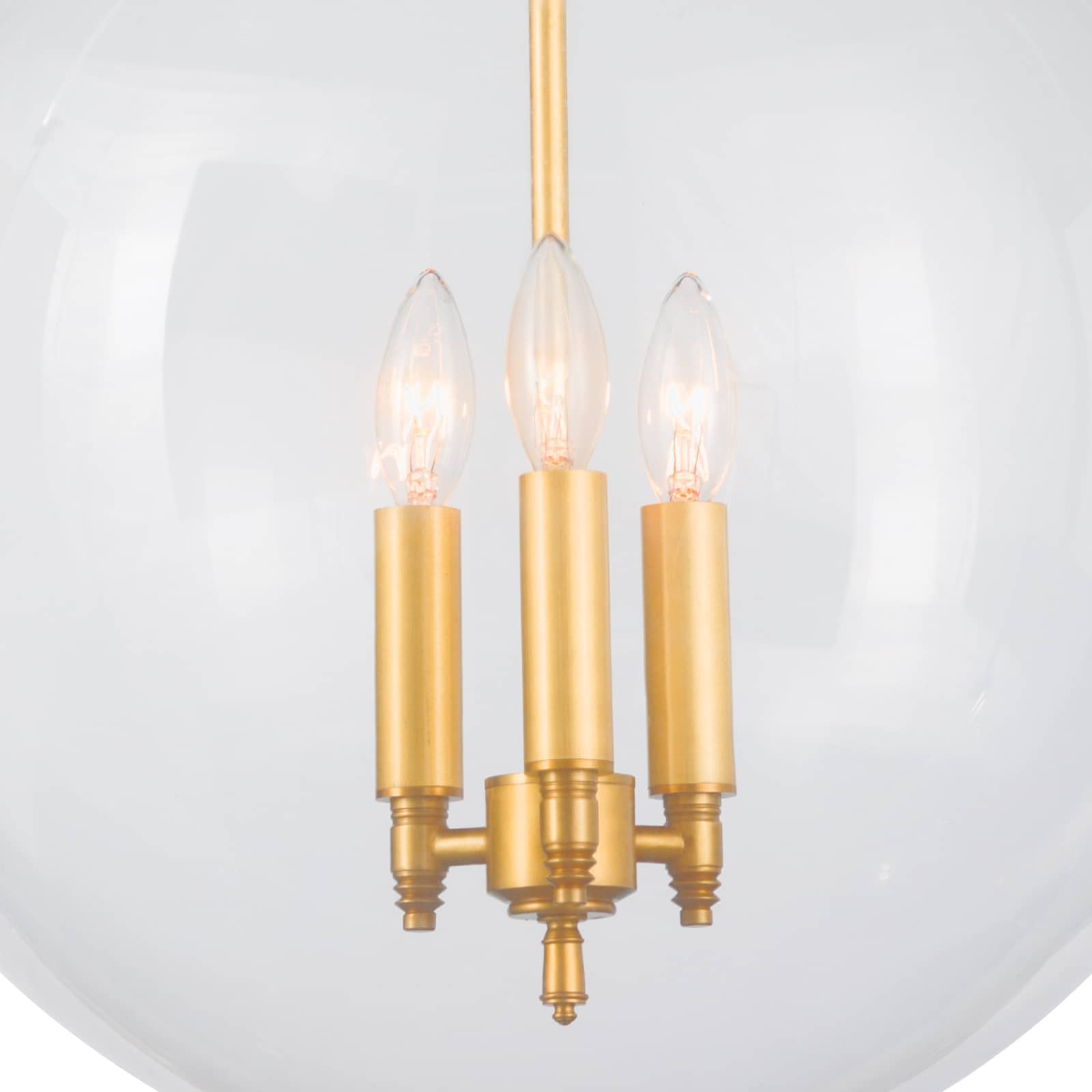 Globe Pendant (Oil Rubbed Bronze and Natural Brass)