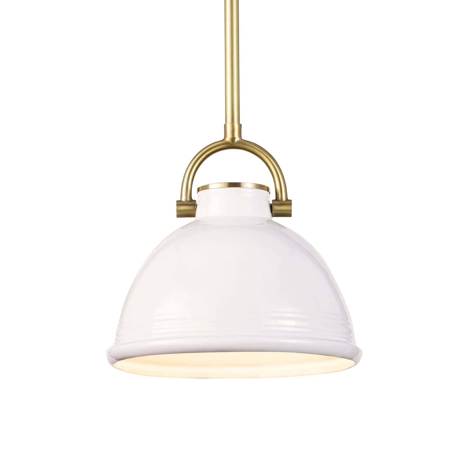 Eloise Ceramic Pendant Small (White)