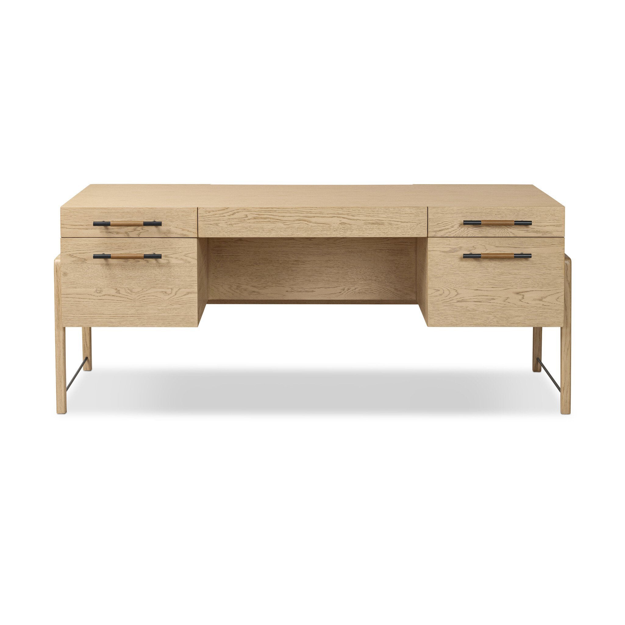 Rosedale Executive Desk - Yucca Oak Veneer
