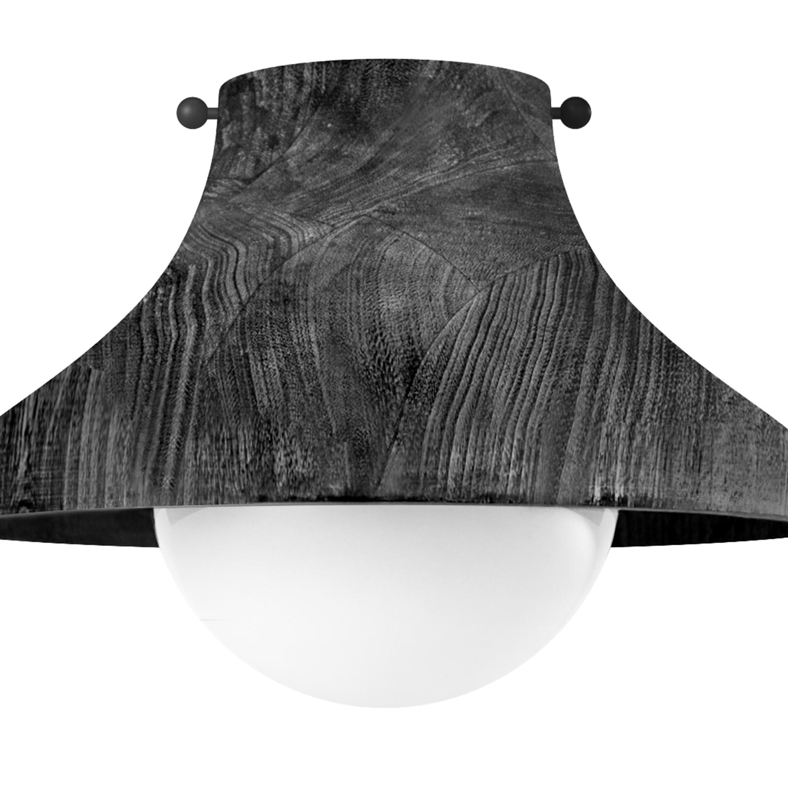 Surfside Wood Flush Mount (Ebony)