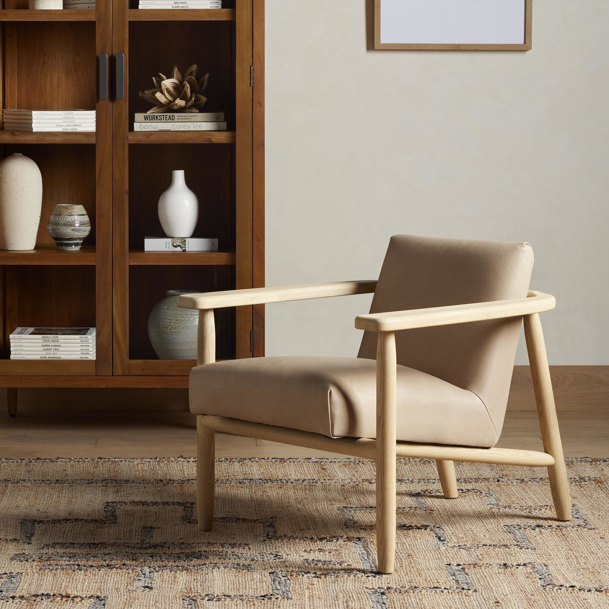 Arnett Chair - Harness Burlap