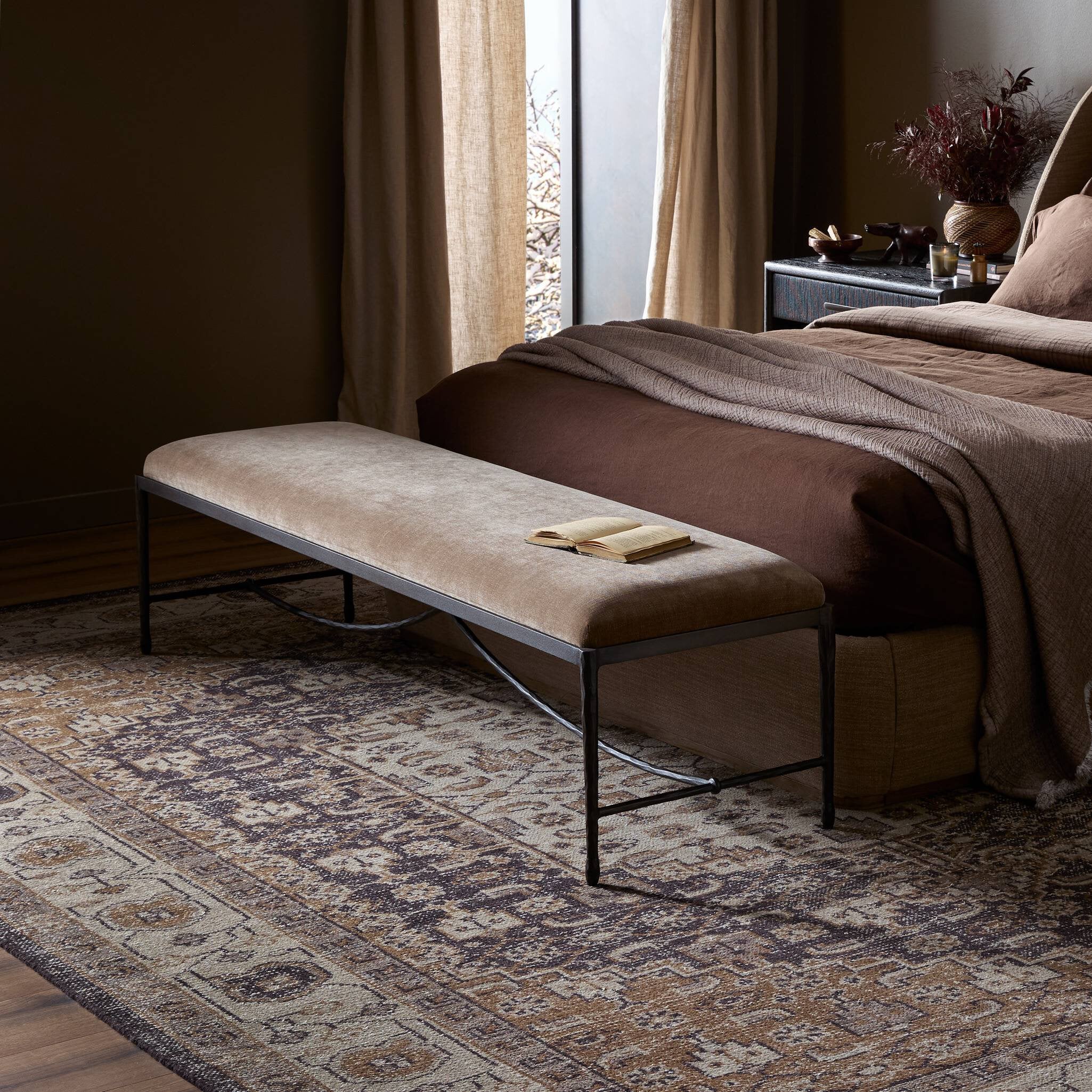 Jade Accent Bench - Altair Mushroom