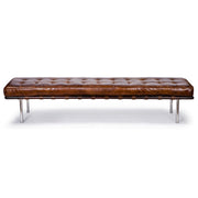Tufted Gallery Bench (Cigar)