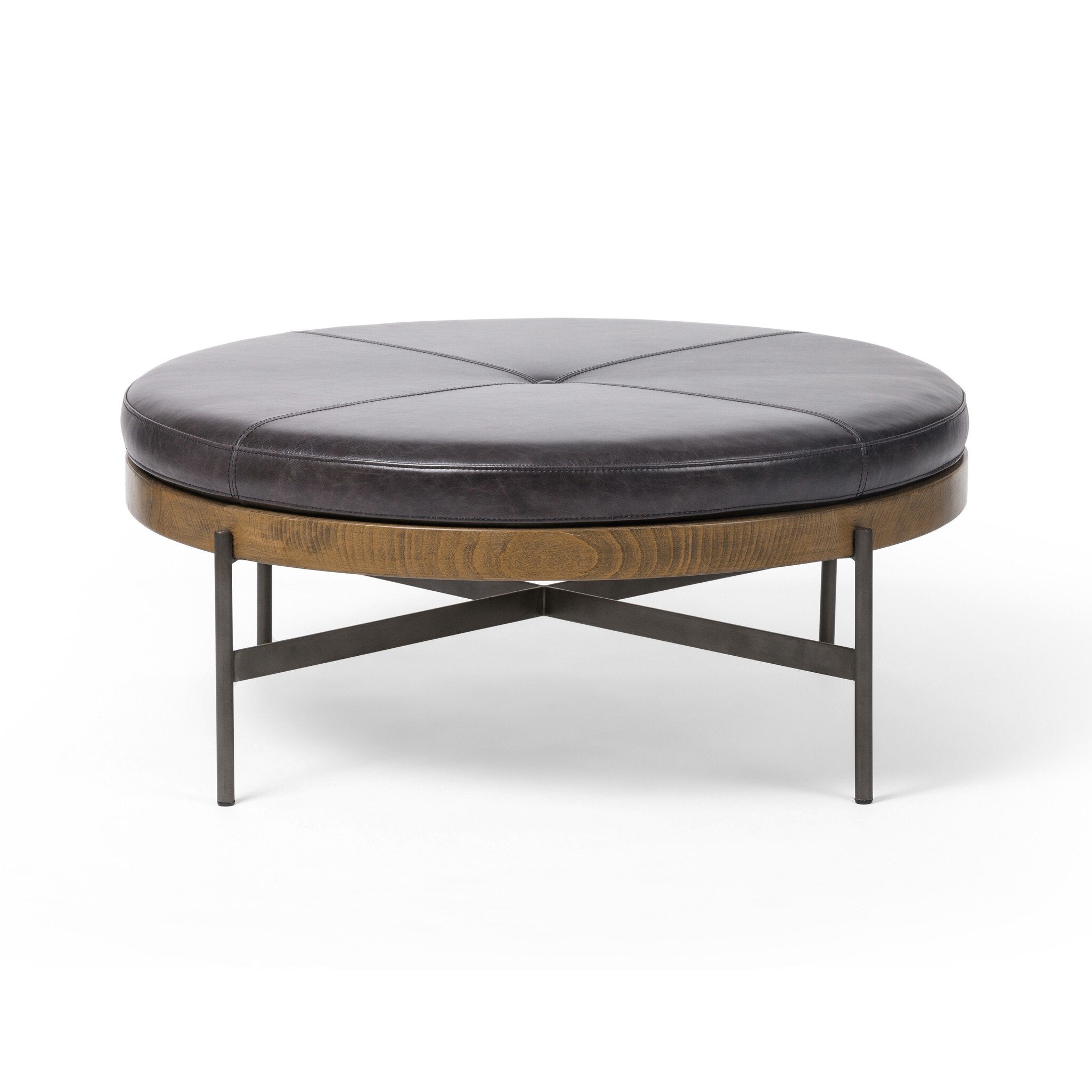 Edwyn Large Ottoman - Sonoma Black