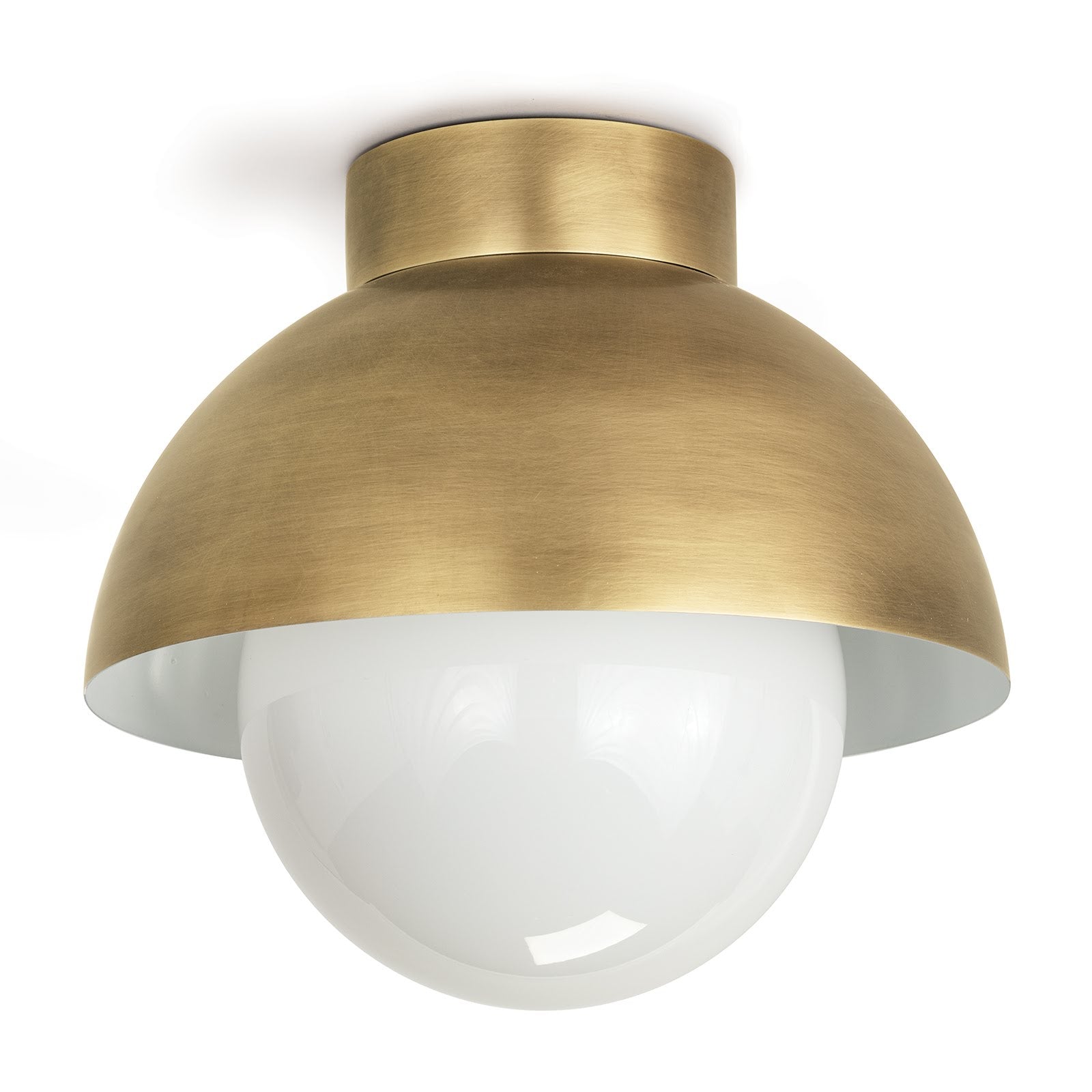 Montreux Flush Mount (Natural Brass)