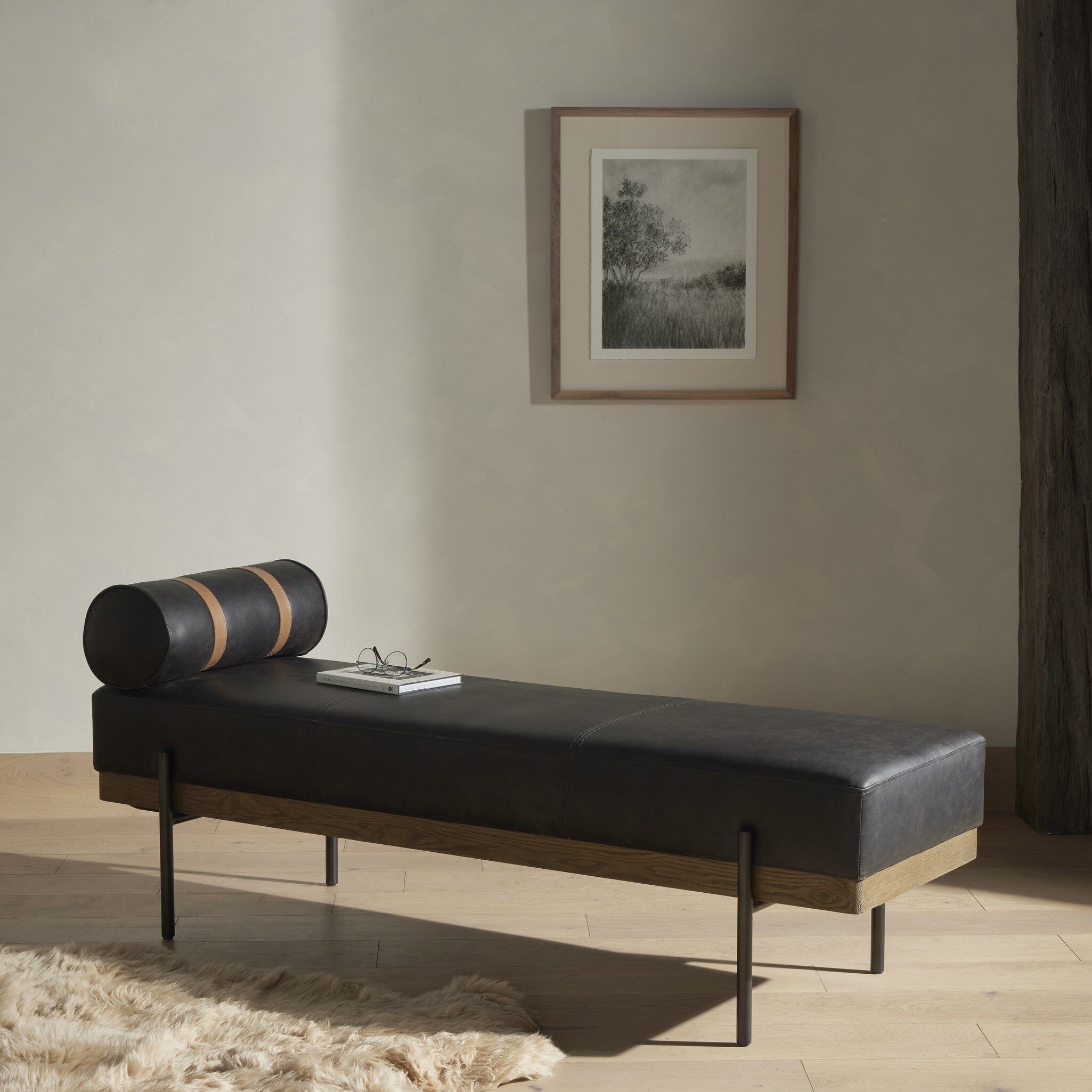 Giorgio Accent Bench - Rialto Ebony