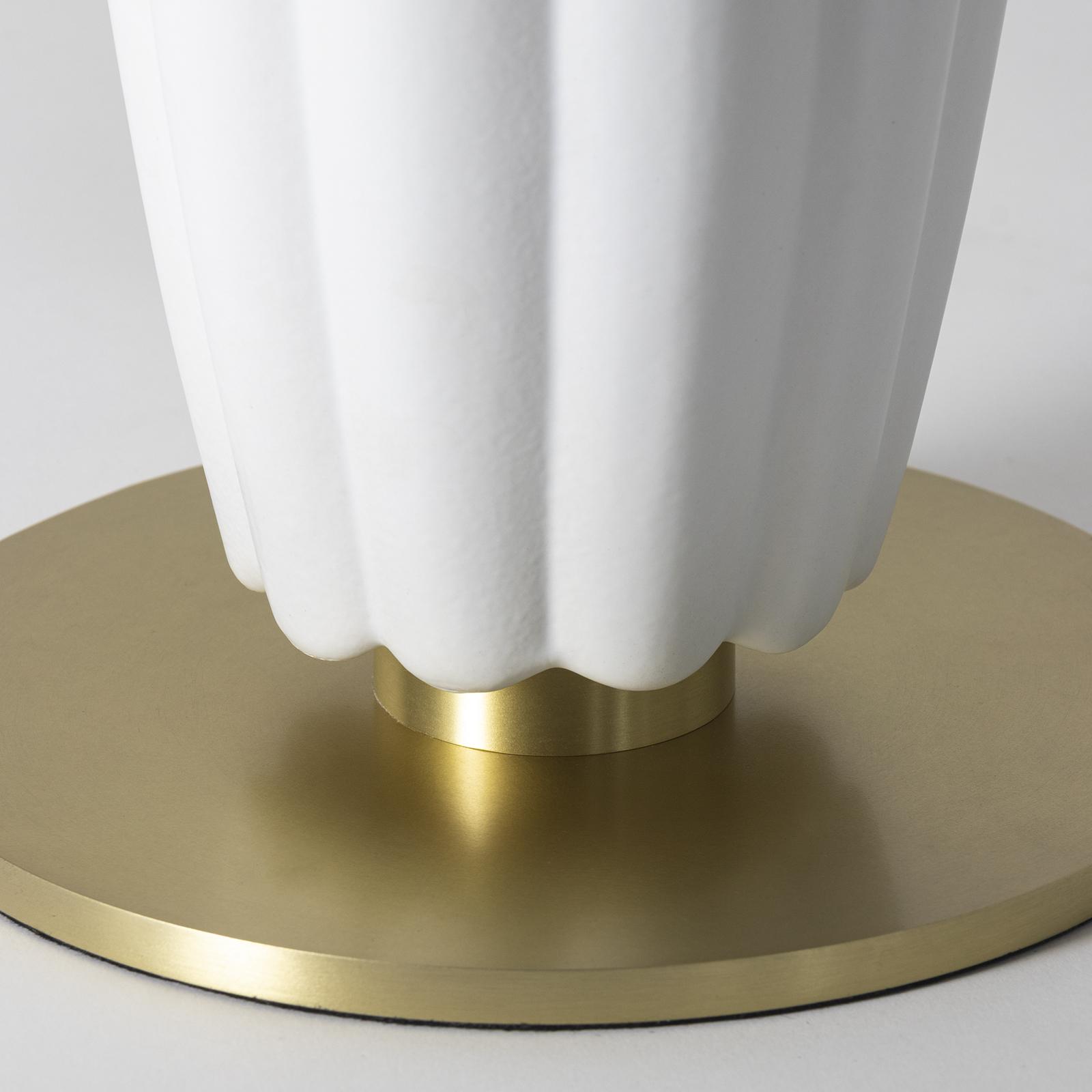 Crocus Ceramic Table Lamp (White)