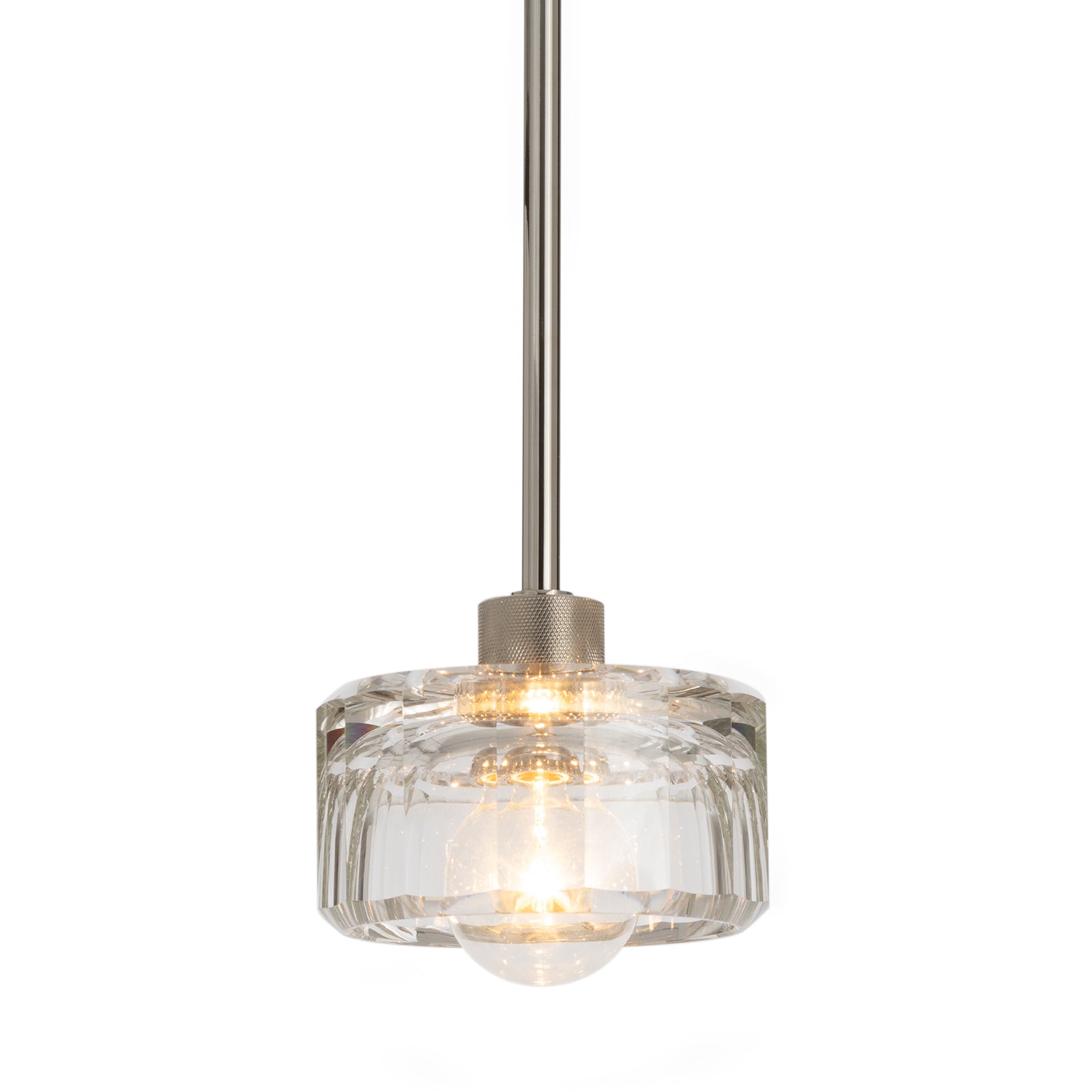 Bijoux Crystal Pendant (Polished Nickel)