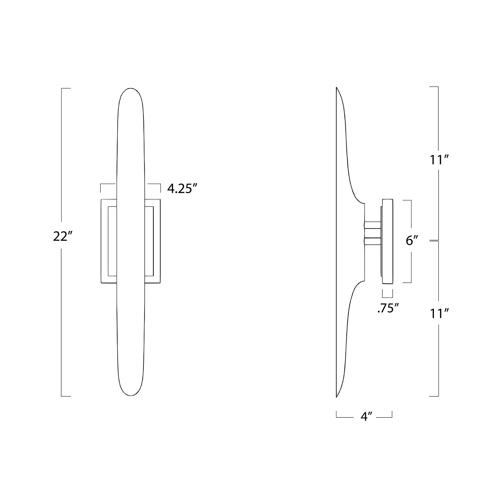 Redford Sconce (Polished Nickel)