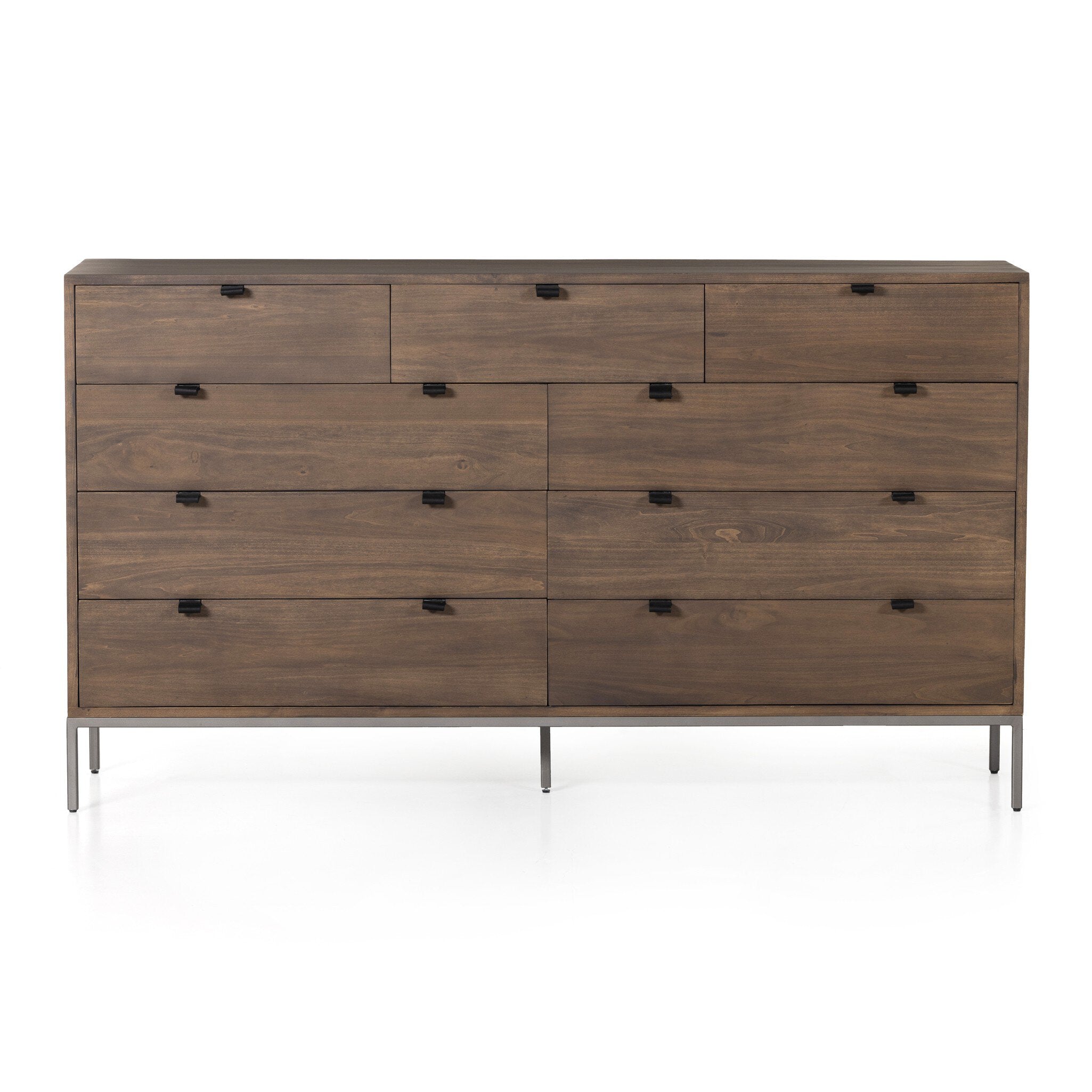 Trey 9 Drawer Dresser - Auburn Poplar