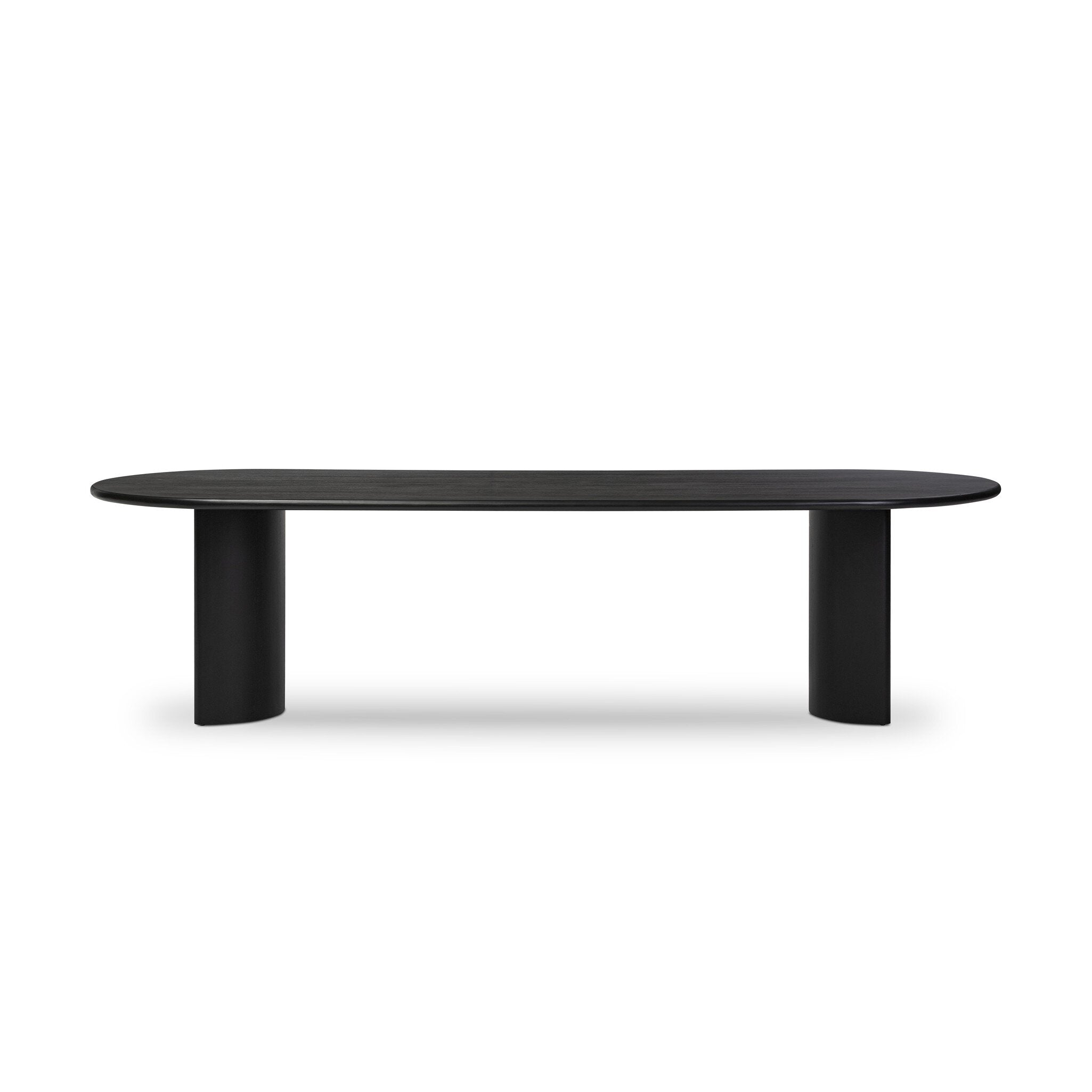 Paden Dining Table - Aged Black Acacia